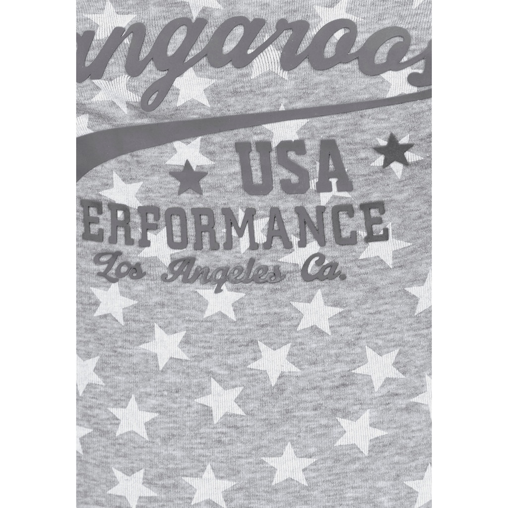 KangaROOS T-Shirt, mit Sternen bedruckt