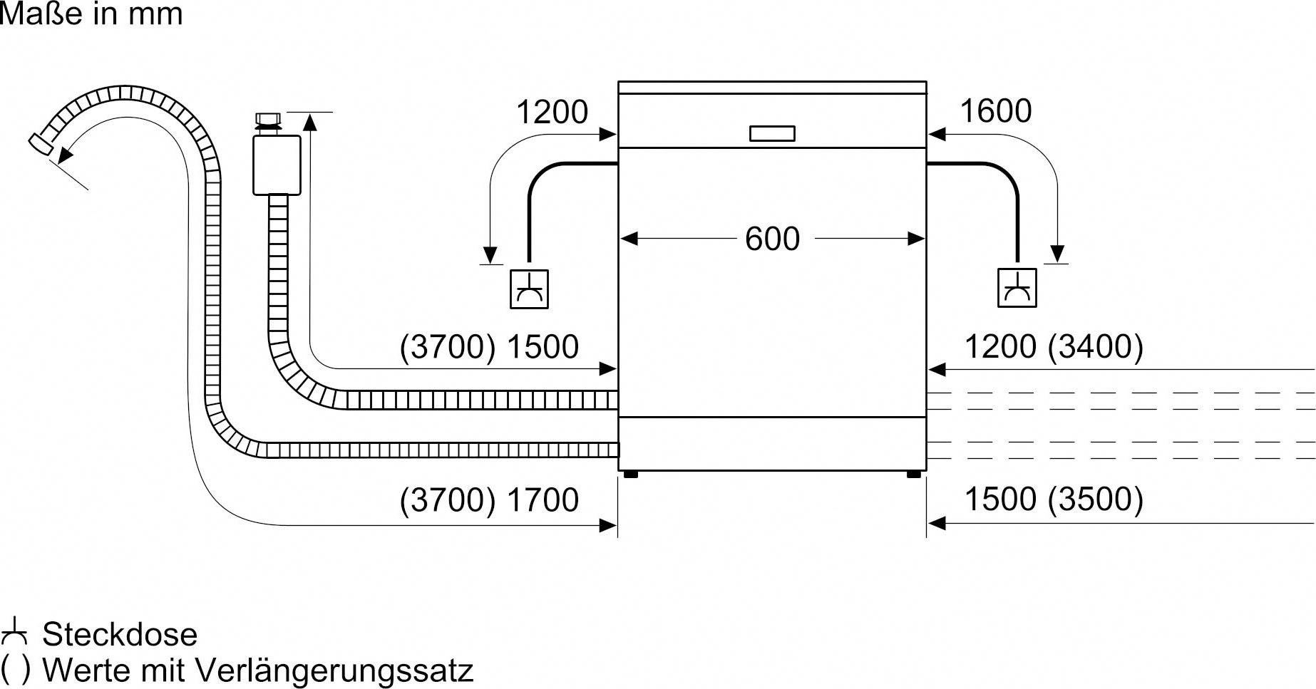 BOSCH vollintegrierbarer Geschirrspüler Serie 6 »SMV6YCX02E«, 14 Maßgedecke