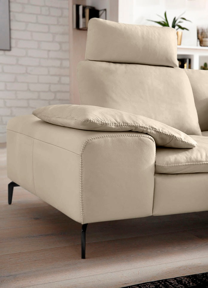 W.SCHILLIG Ecksofa »valentinoo, Designsofa, elegant und bequem, L-Form«, (Set), mit Sitztiefenverstellung, Breite 318 cm