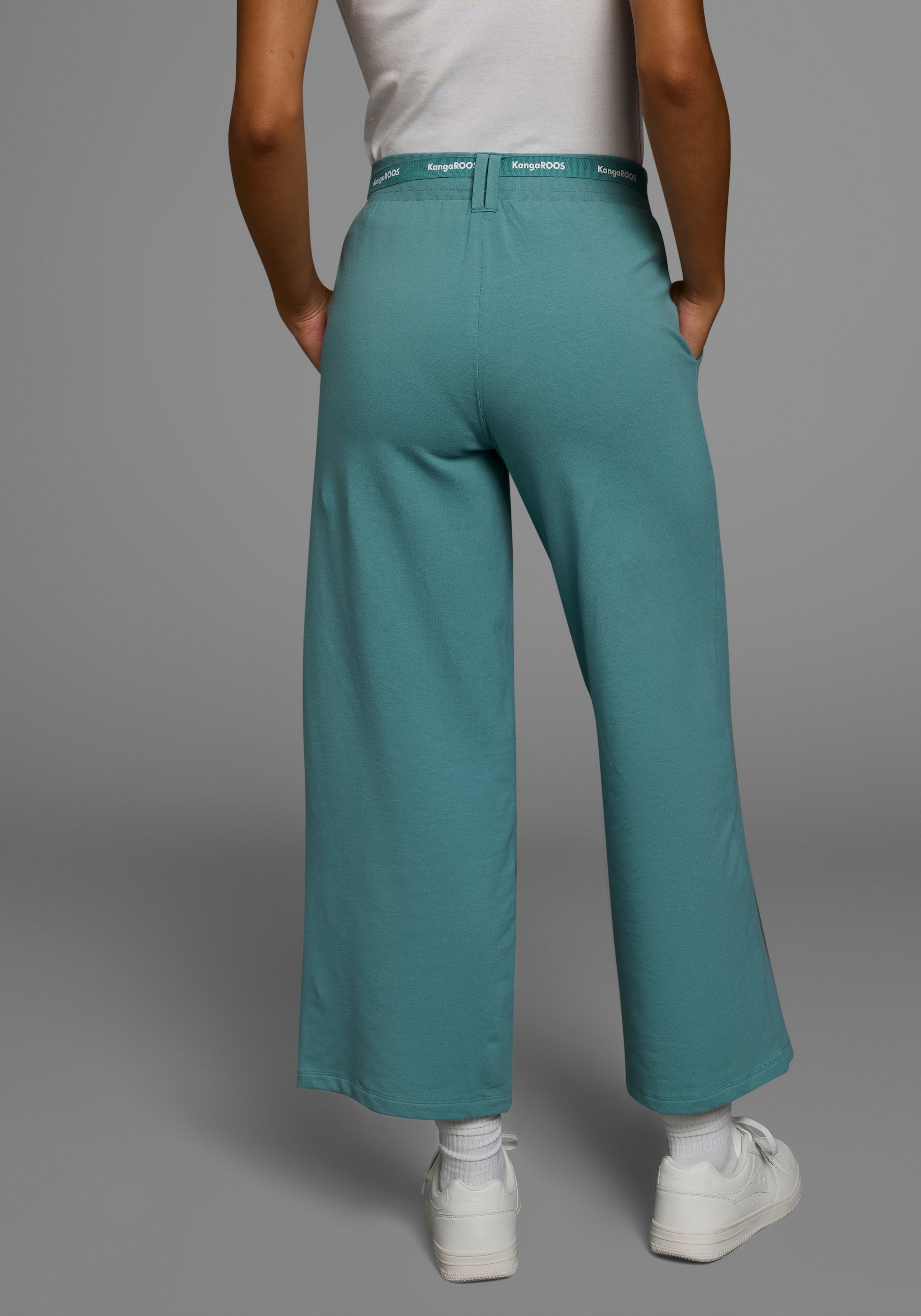 KangaROOS Jerseyhose, mit weitem Bein in Culotte Form