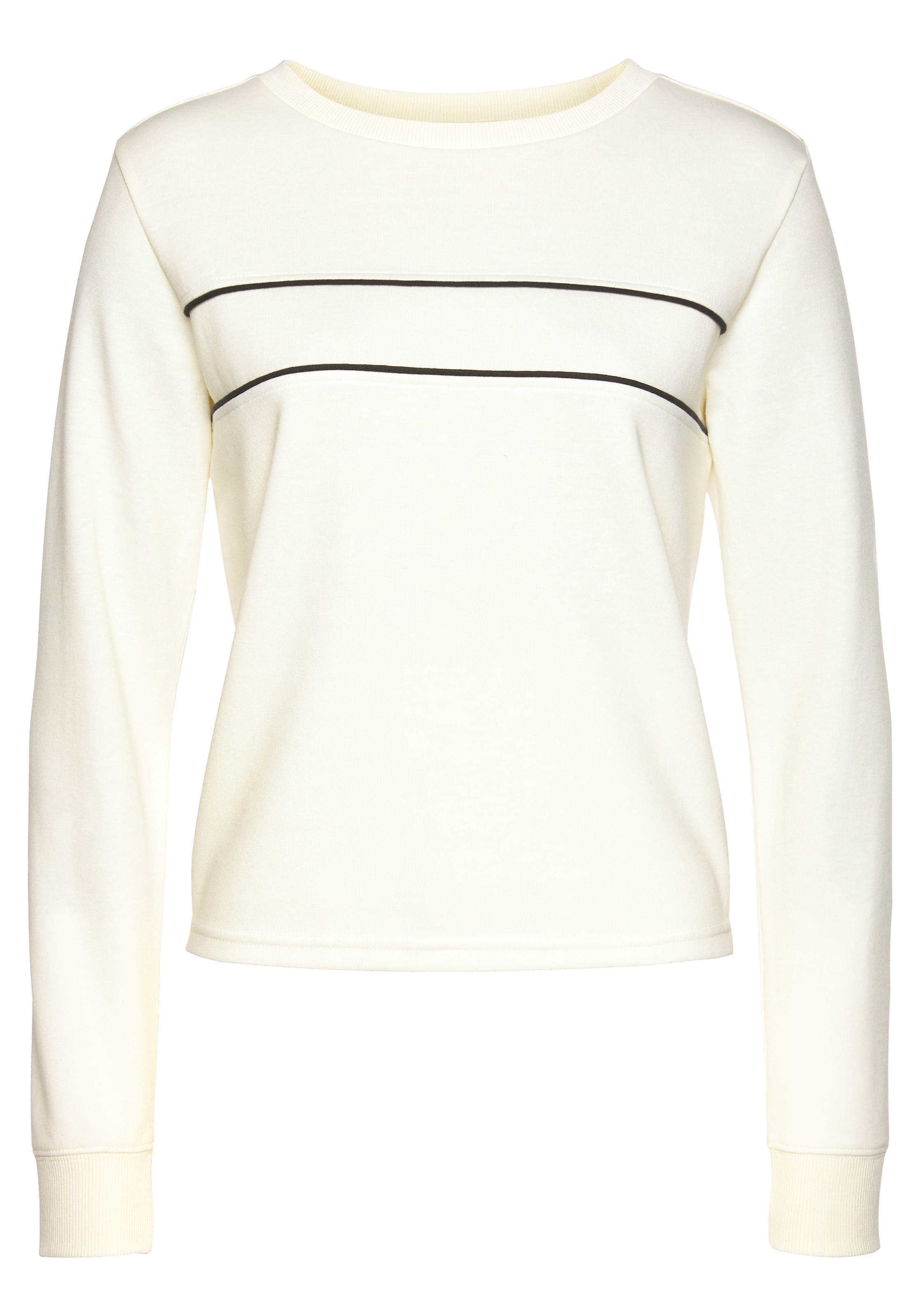 H.I.S Sweatshirt, mit Piping auf der Brust, Loungewear