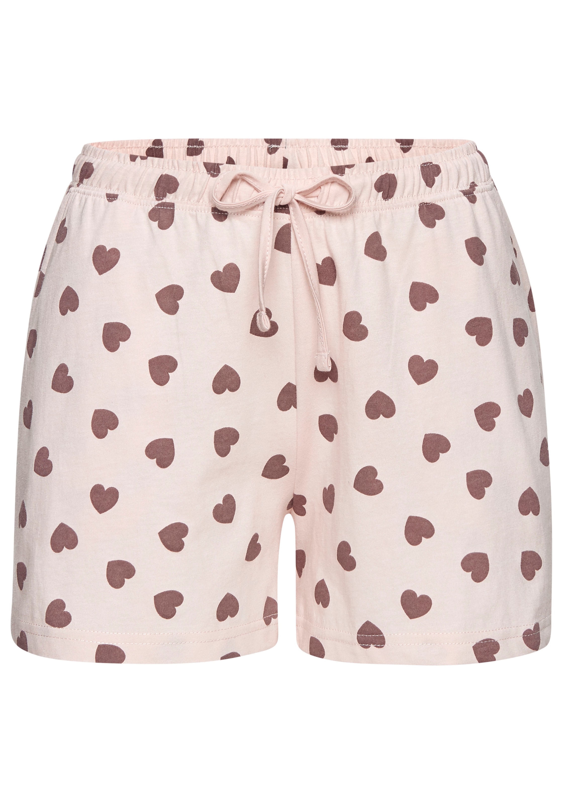 Vivance Dreams Pyjama Spar-Set, 2 Stück, 4 tlg. mit süßem Herzmuster