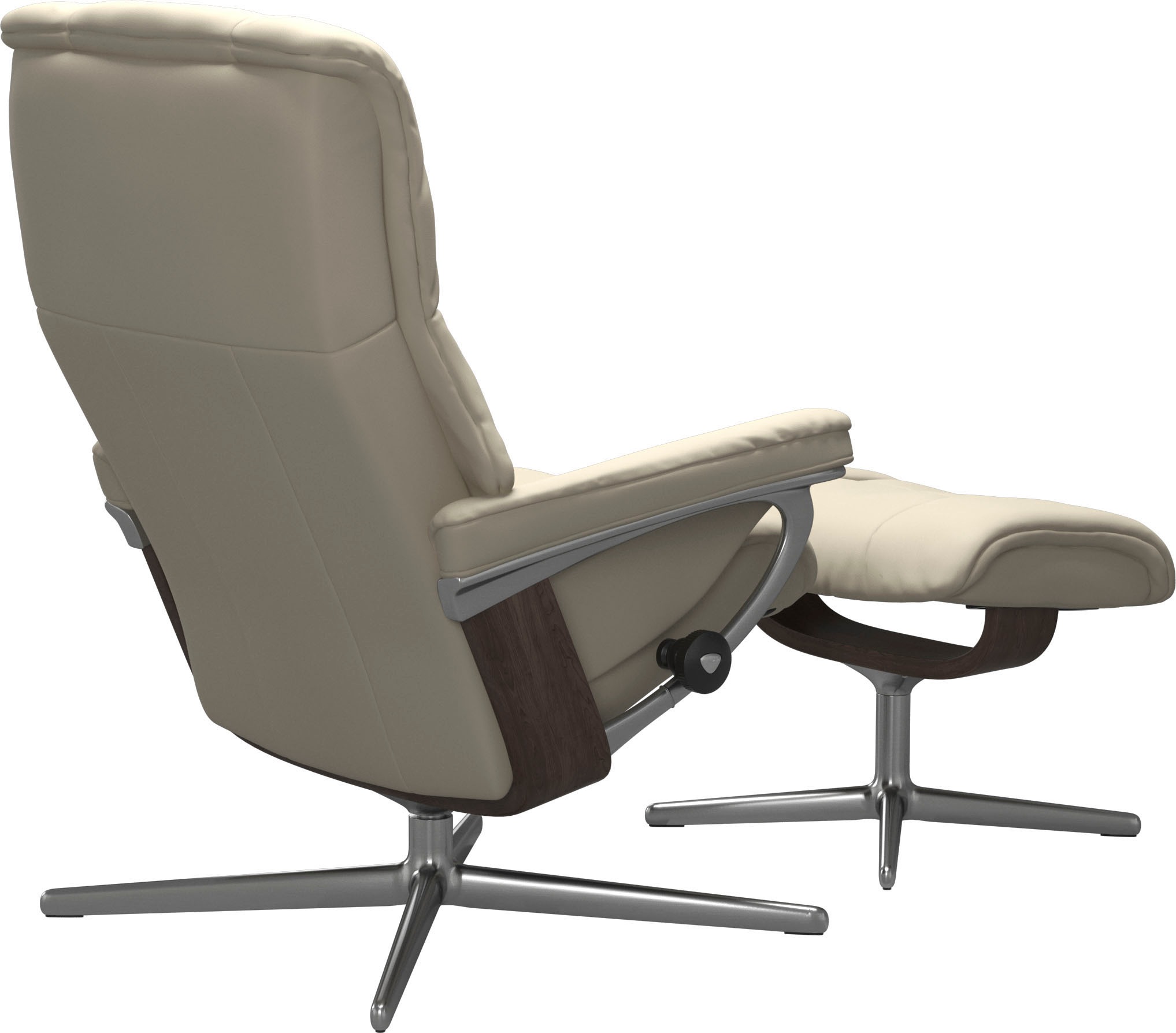 Stressless® Fußhocker »Mayfair«, mit Cross Base, Größe S, M & L, Holzakzent Wenge
