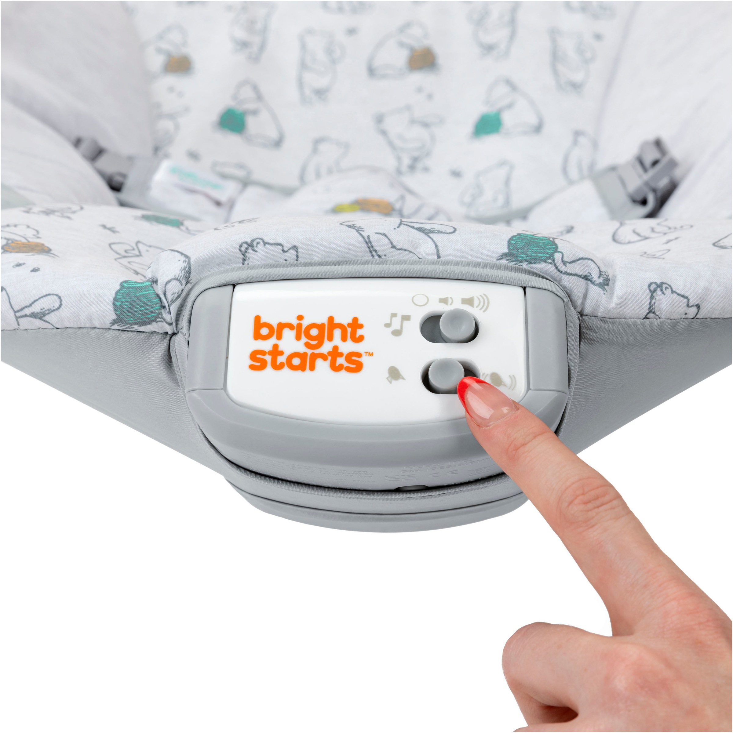 Bright Starts Babywippe »Disney Winnie the Pooh Classic Pals Vibrating Bouncer«, bis 9 kg, mit Sound-Effekt