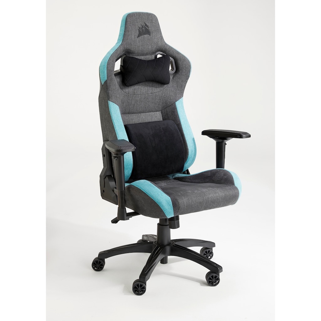 Corsair Gaming Chair »T3 Rush Fabric Gaming Chair«, Racing-Inspired Design, Soft Fabric Exterior