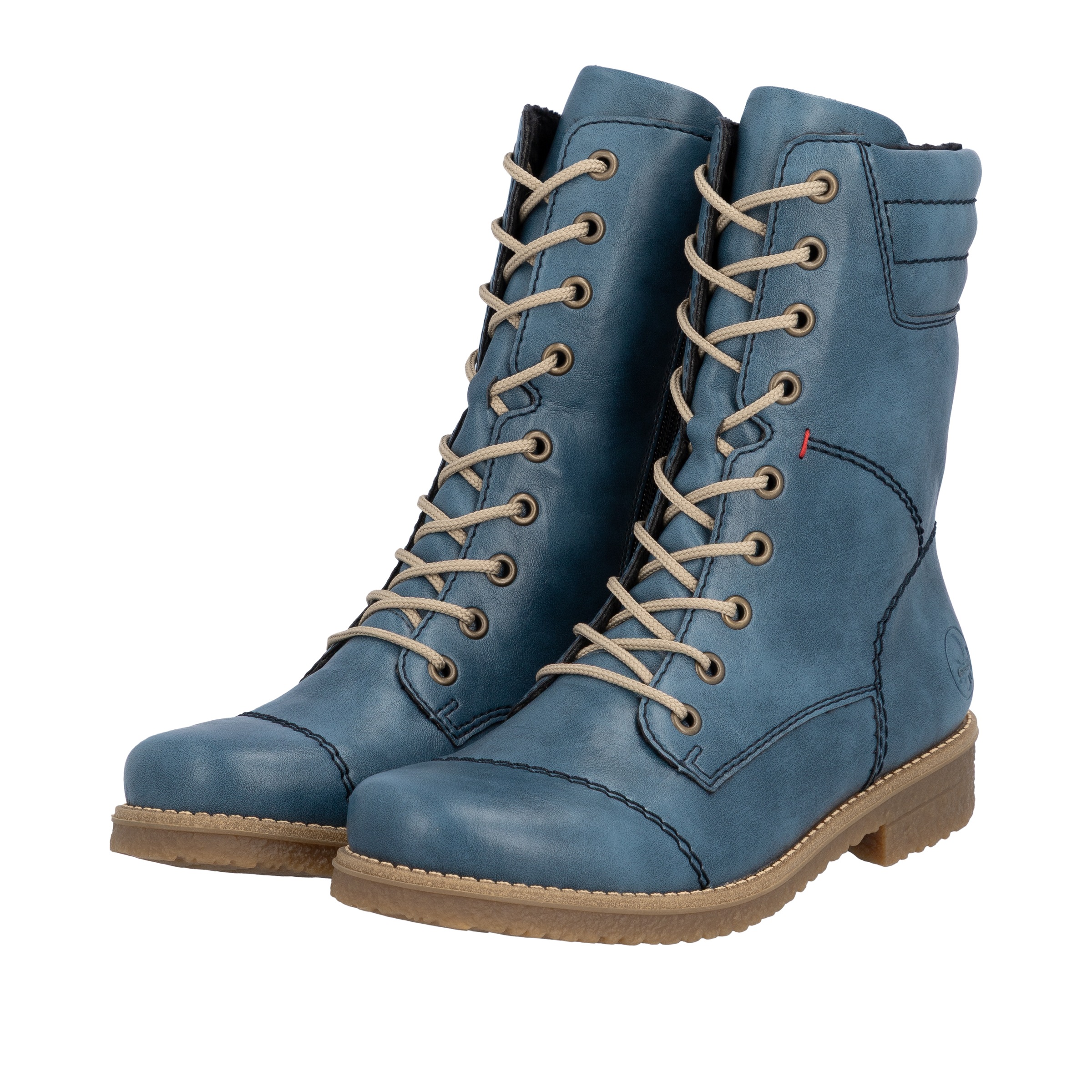 Rieker Schnürstiefelette, Schnürboots, Herbstboots mit gepolstertem Schaftrand