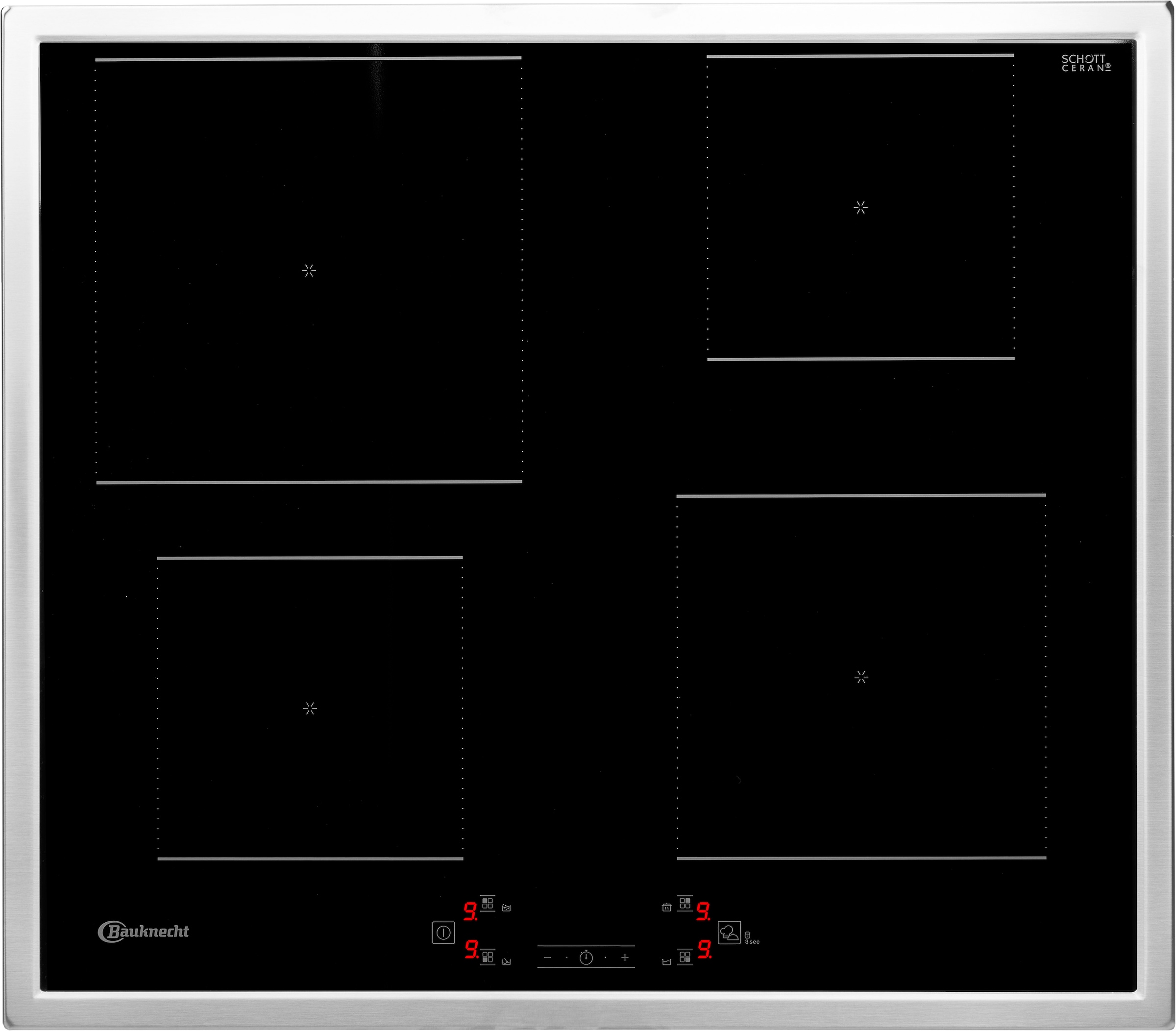 BAUKNECHT Backofen-Set »BAKO 800 Pyro Steam« mit 1-fach-Teleskopauszug FlexiClean - zwei mühelose Reinigungsfunktionen (Pyrolyse & Hydrolyse) je nach Bedarf Set, 2 Stk. tlg. GentleSteam – für ein saftiges Inneres und ein knuspriges Äußeres
