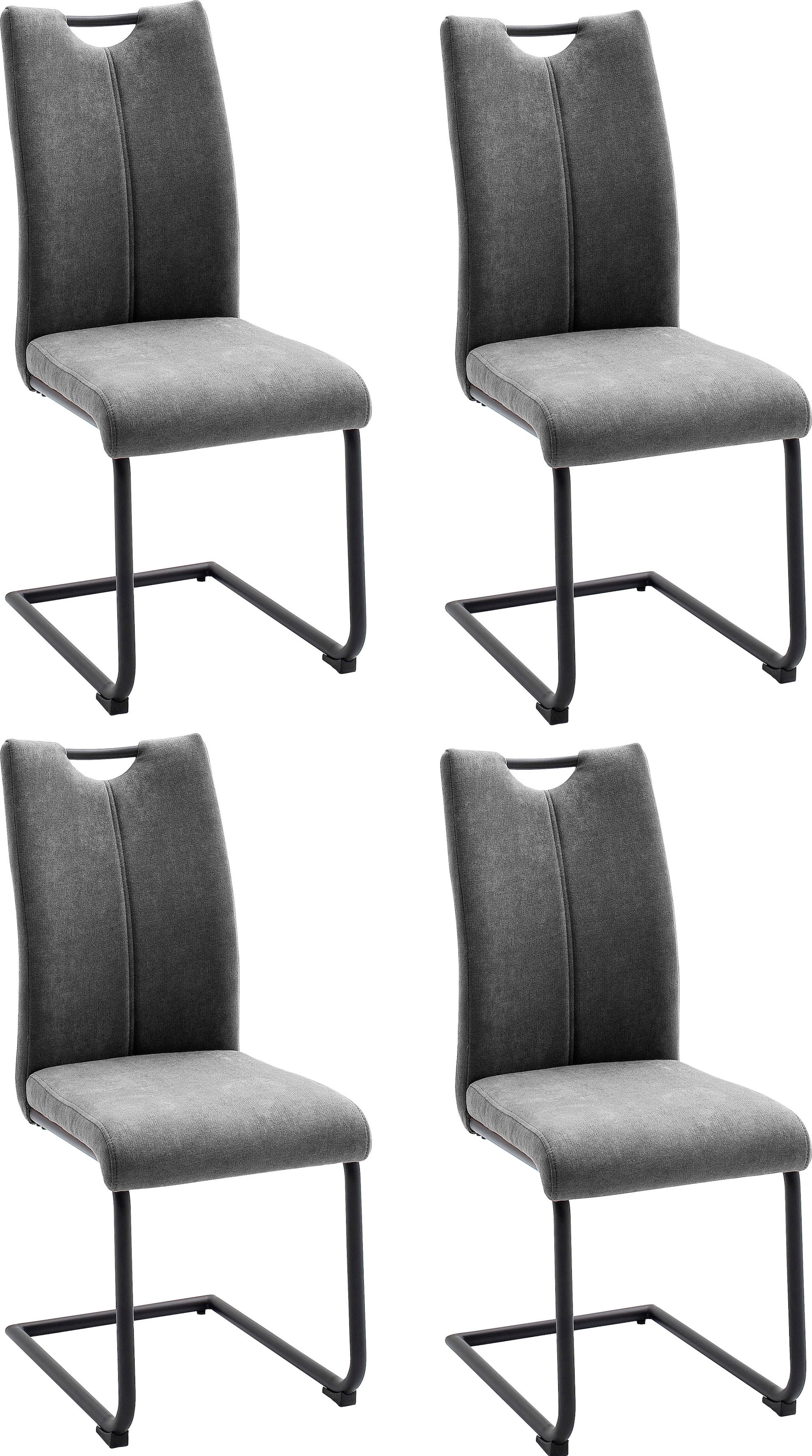 MCA furniture Freischwinger »Adana«, 4 St., (4er-Set), Belastbarkeit 120 kg günstig online kaufen