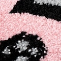 Carpet City Kinderteppich »Bubble Kids 1331«, rechteckig, 11 mm Höhe, Spielteppich, Katze, Krone, Weicher Flor, Pflegeleicht, Kinderzimmer