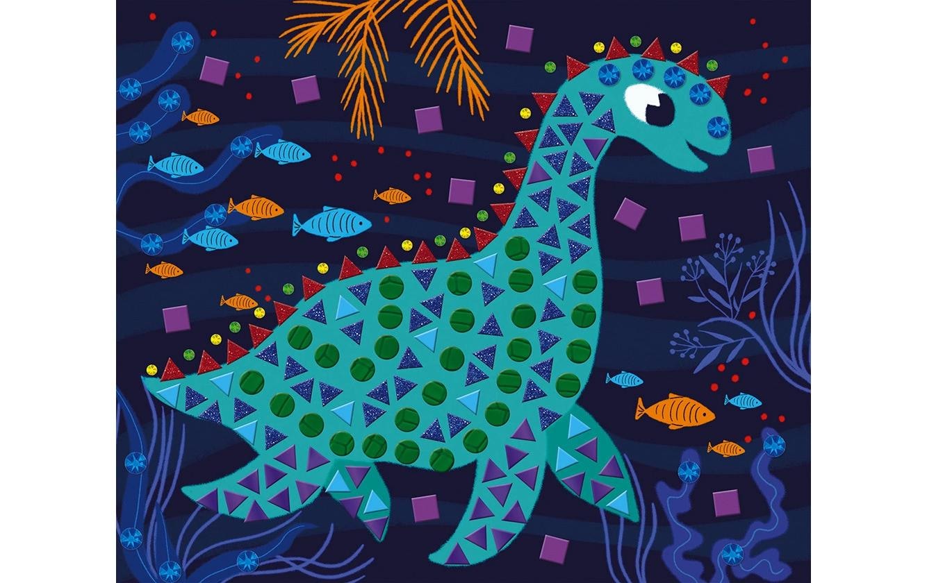 Janod Kreativset »Bastelset Dinosaurier Mosaik«