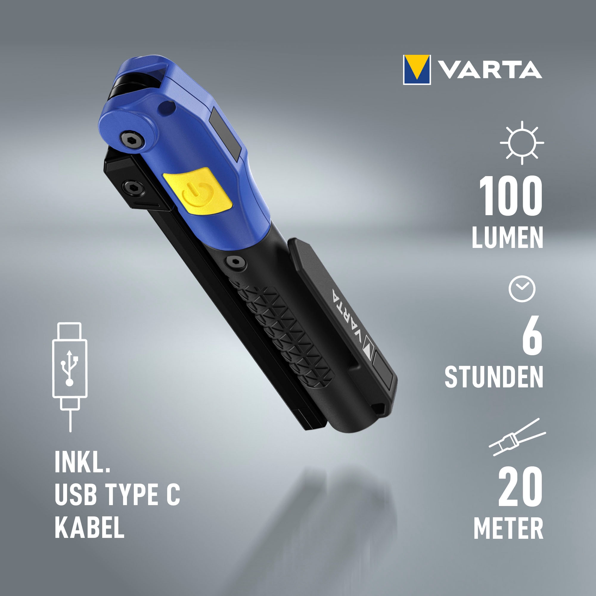 VARTA Taschenlampe »Work Flex® Multifunction Light F20R«