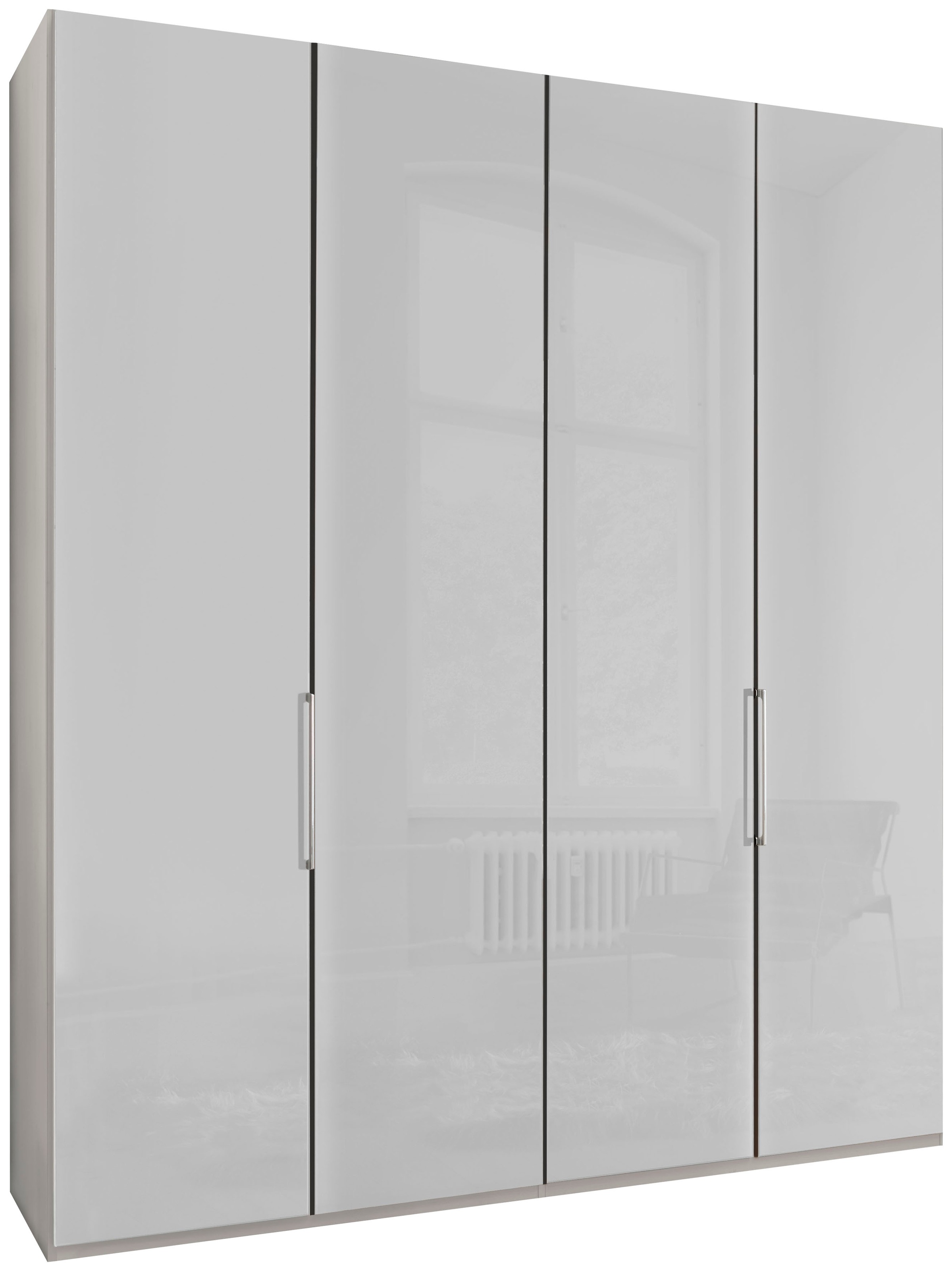 WIEMANN Falttürenschrank "Monaco" mit Glasfront sowie hochwertigen Beschläg günstig online kaufen