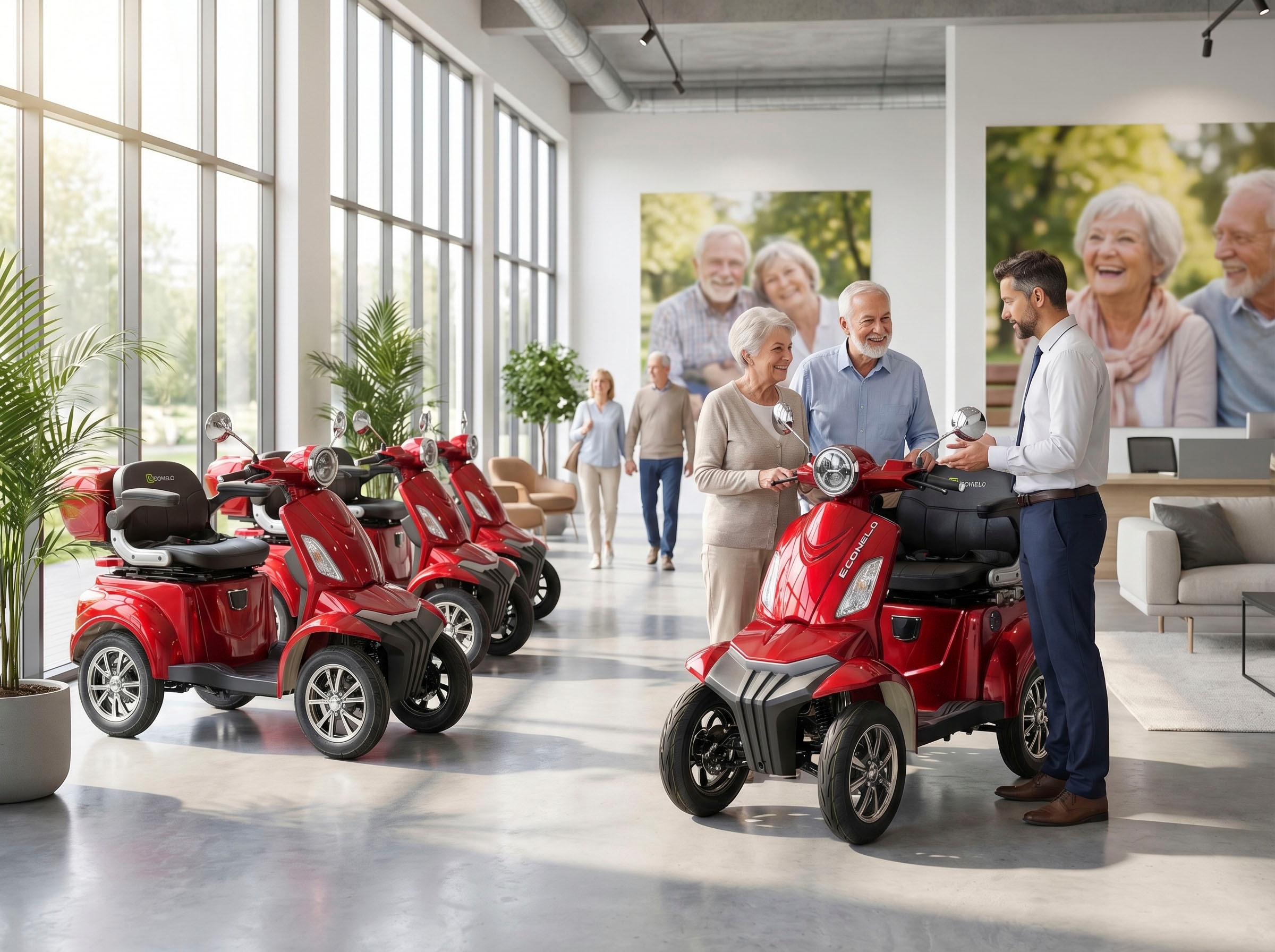 ECONELO Elektromobil »E-Seniorenmobil MAXXI 4.0, Lithium-Akku, 4-Rad, 60V, 1000 Watt« 1.000 W 25 km/h
