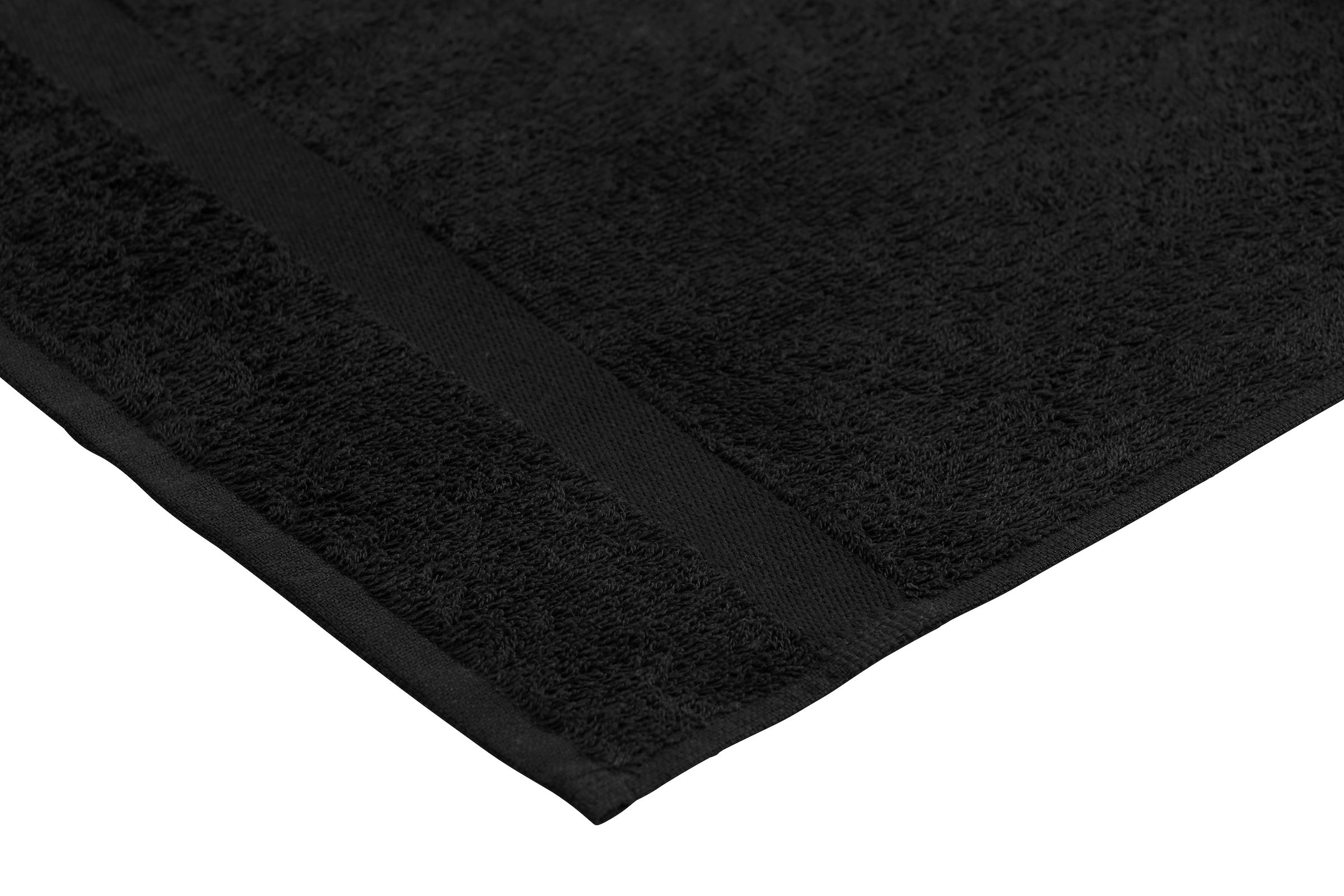 my home Gästehandtücher »Vanessa, als Set und Serie erhältlich, 8 Gästehandtücher, 30x50cm« Handtücher mit Bordüre, 100% Baumwolle, einfarbig, weich