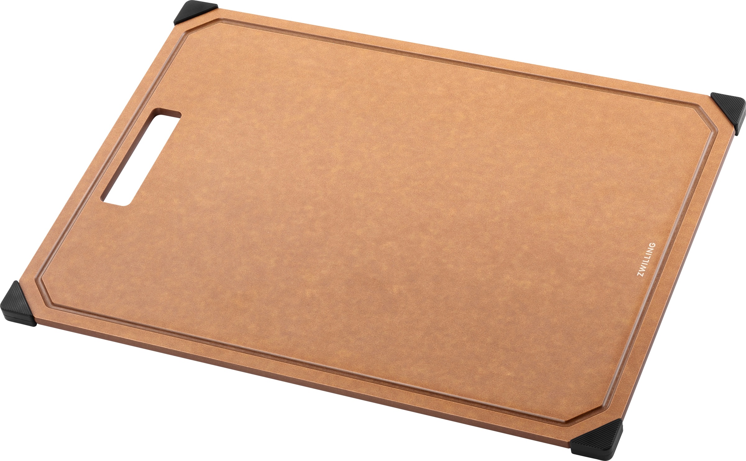 Zwilling Schneidebrett »Brett aus Holzfaser, mit Anti-Rutsch-Silikonfüßen« günstig online kaufen