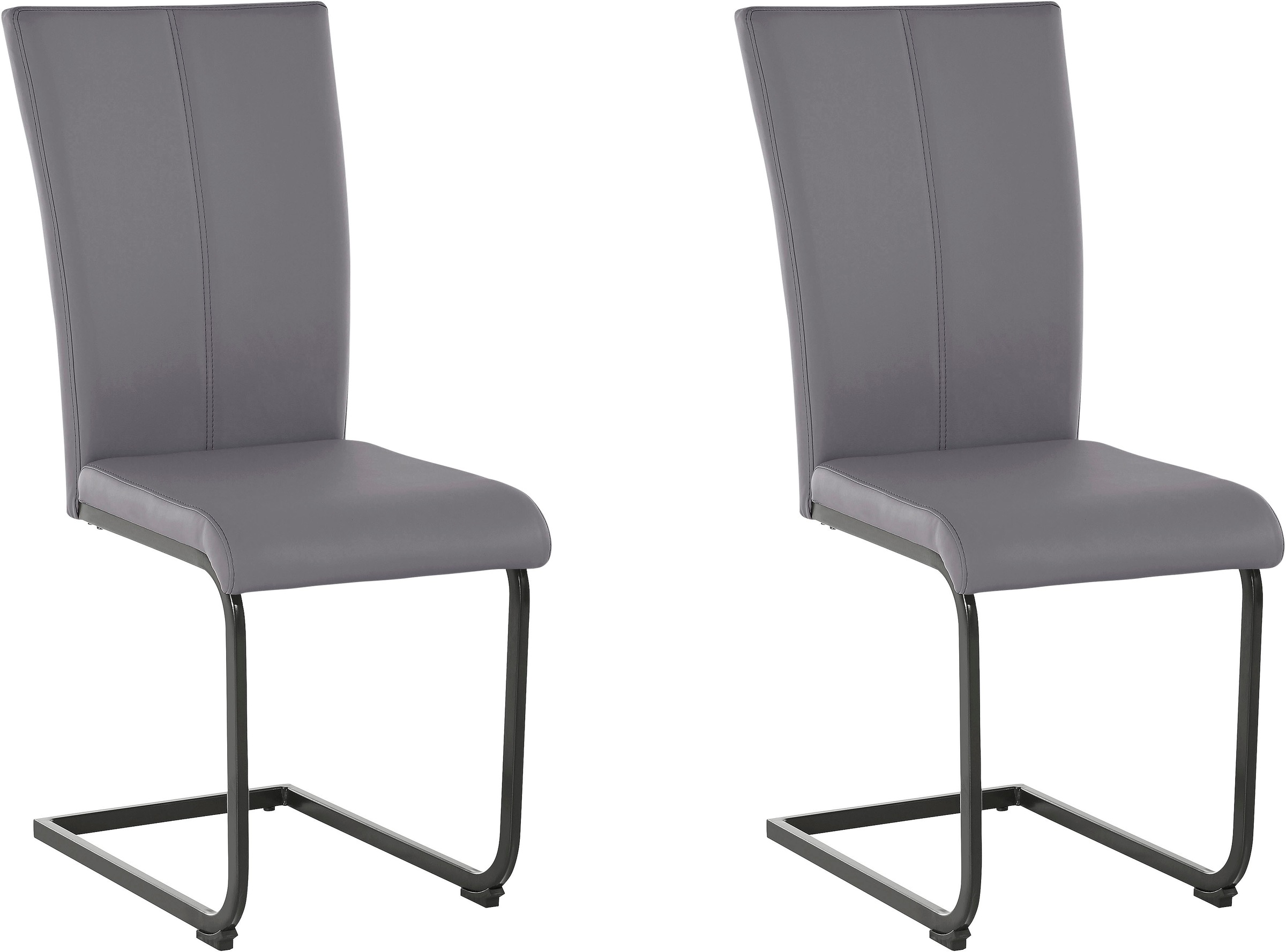 Home affaire Freischwinger »Oliver«, (Set), 2 St., Kunstleder, Stuhl belast günstig online kaufen