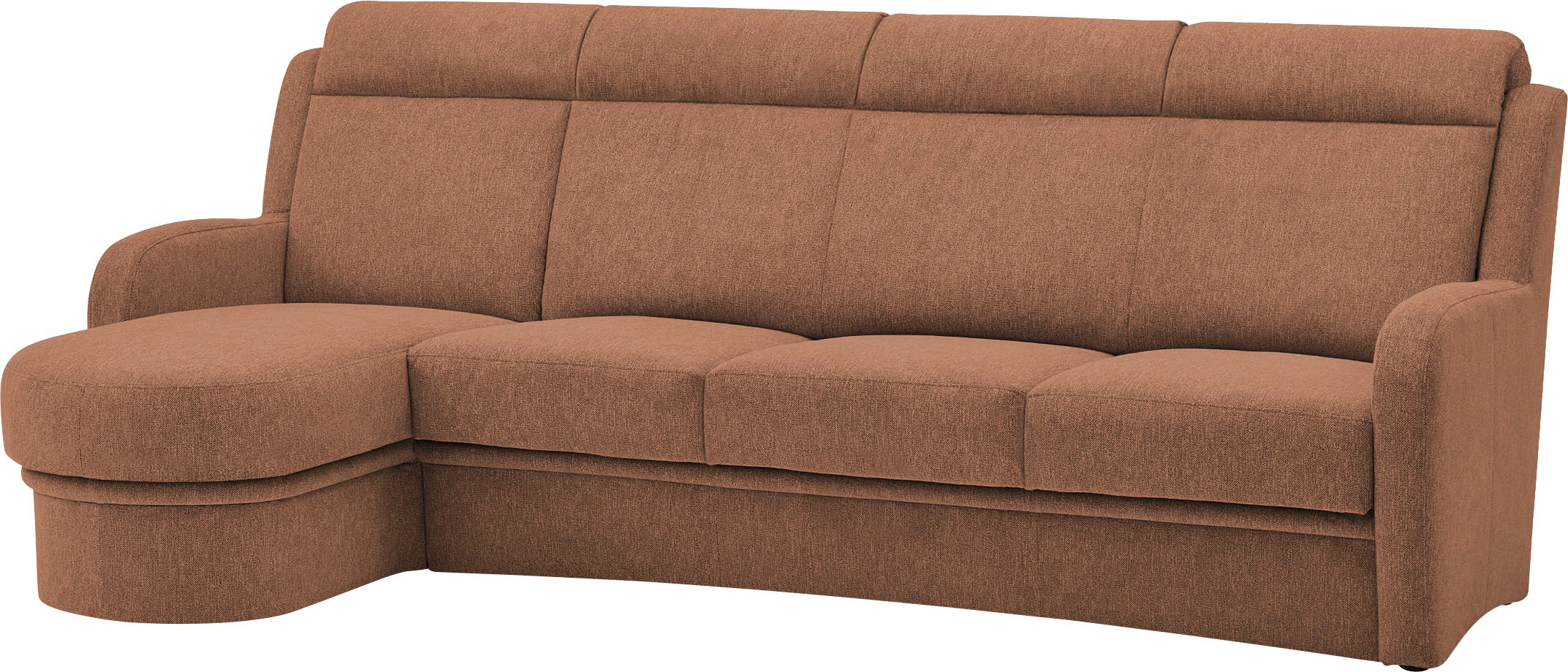 VILLA BECK Ecksofa »Varese L-Form«, (2 St.), Kopfteilverstellung, wahlweise mit Sitzvorzug, in Sitzhöhe 49 cm