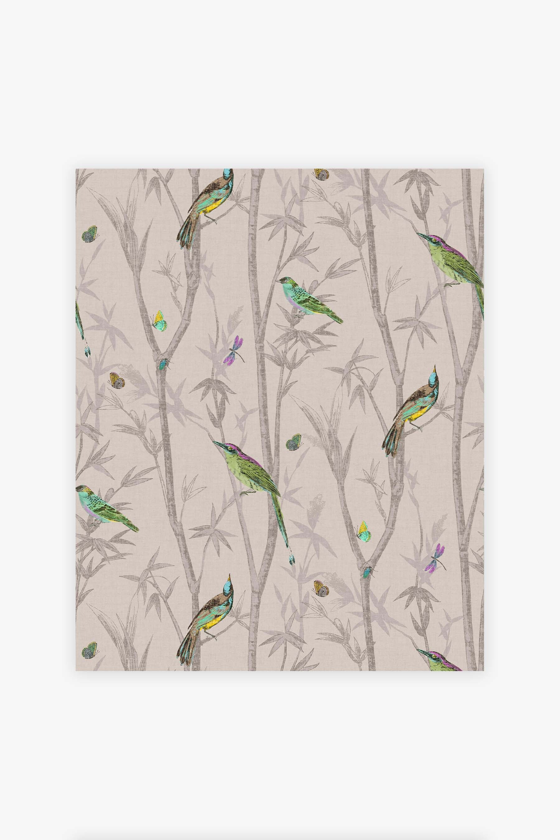 Next Vliestapete »Vogel Vliestapete 10mx52cm« botanisch glatt Chinoiserie V günstig online kaufen