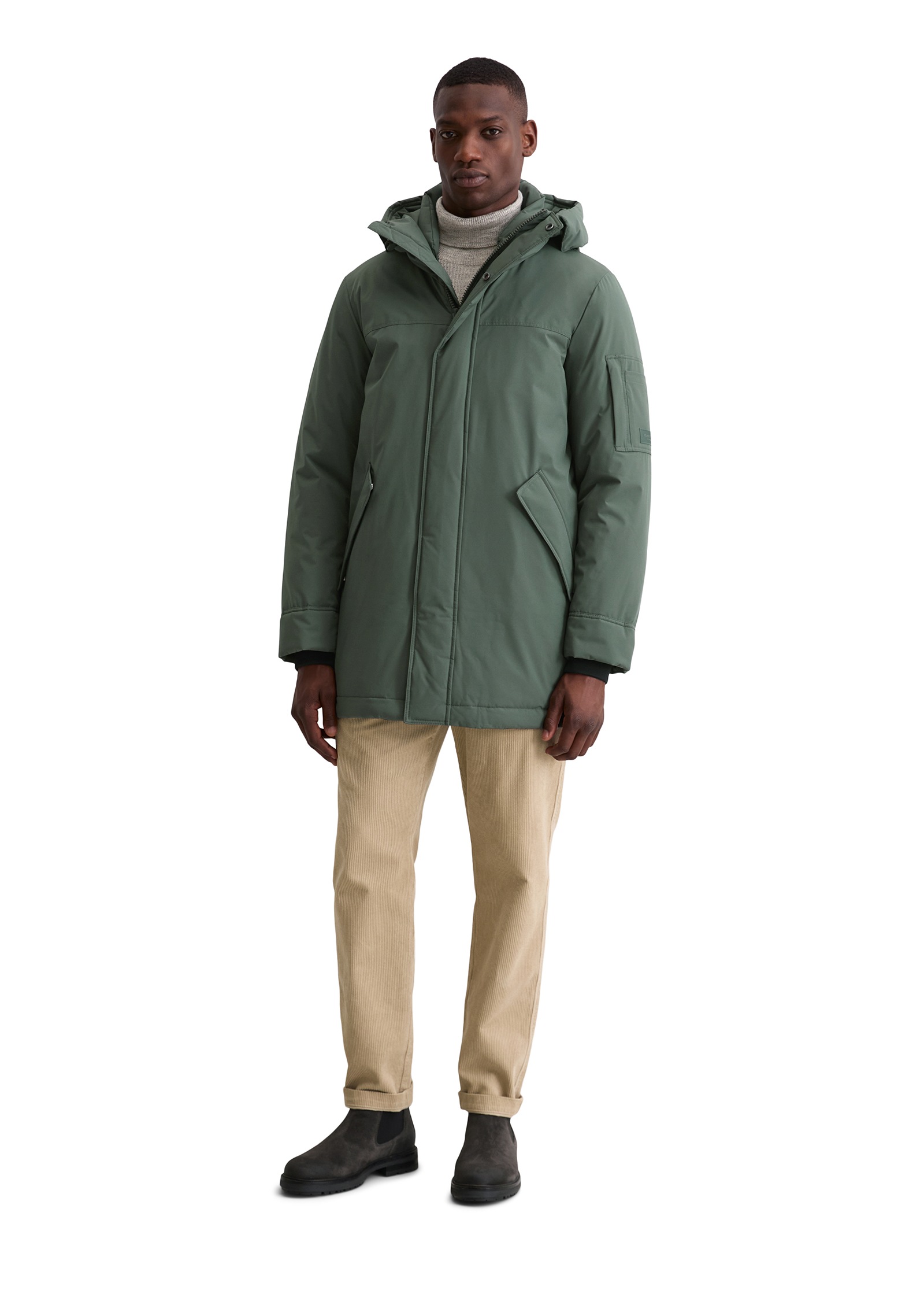 Marc O'Polo Parka, mit Kapuze, Weich und wasserabweisend, Winterjacke, regular fit