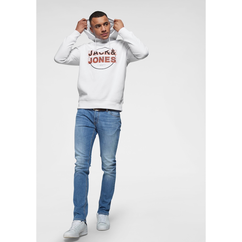 Jack & Jones Kapuzensweatshirt, mit Logodruck