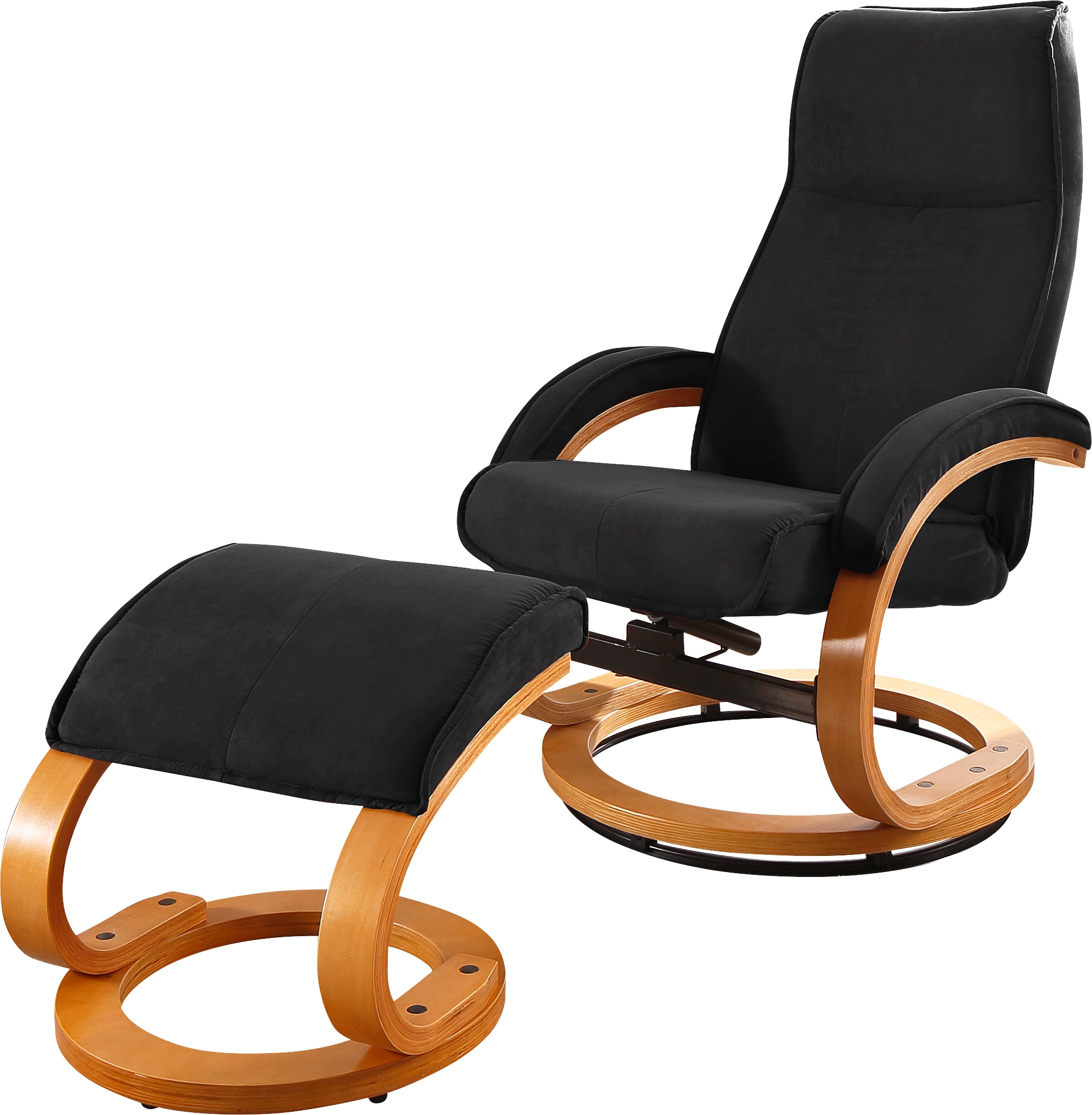 Home affaire Relaxsessel »Paris«, (Set, 2 St., bestehend aus Sessel und  Hocker), mit passendem Hocker online kaufen