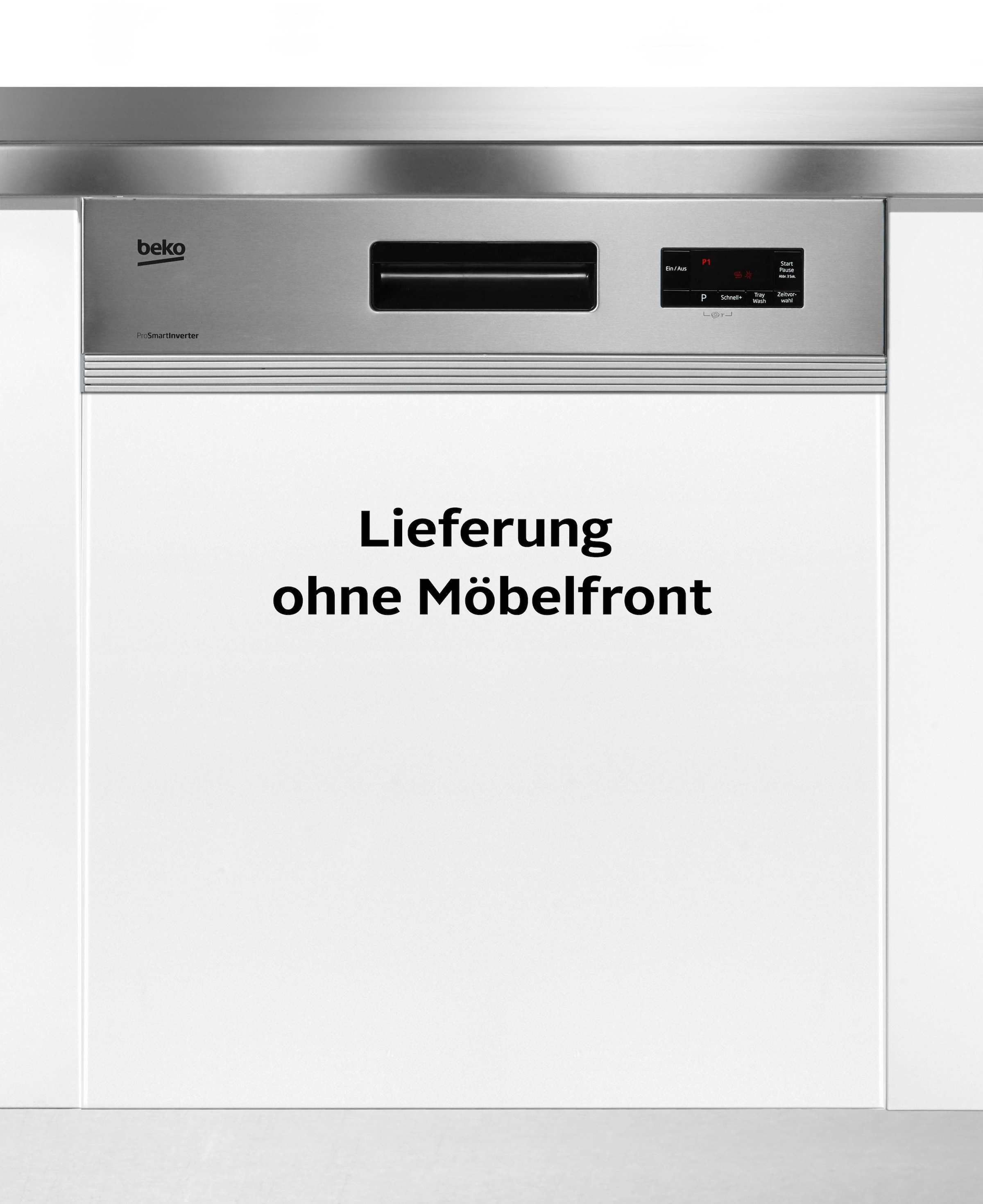 BEKO teilintegrierbarer »DIO55420X4Y«, Rechnung mit Sauber-Programm DIO55420X4Y, kaufen Geschirrspüler Maßgedecke, 14 auf Schnell DO55420, 