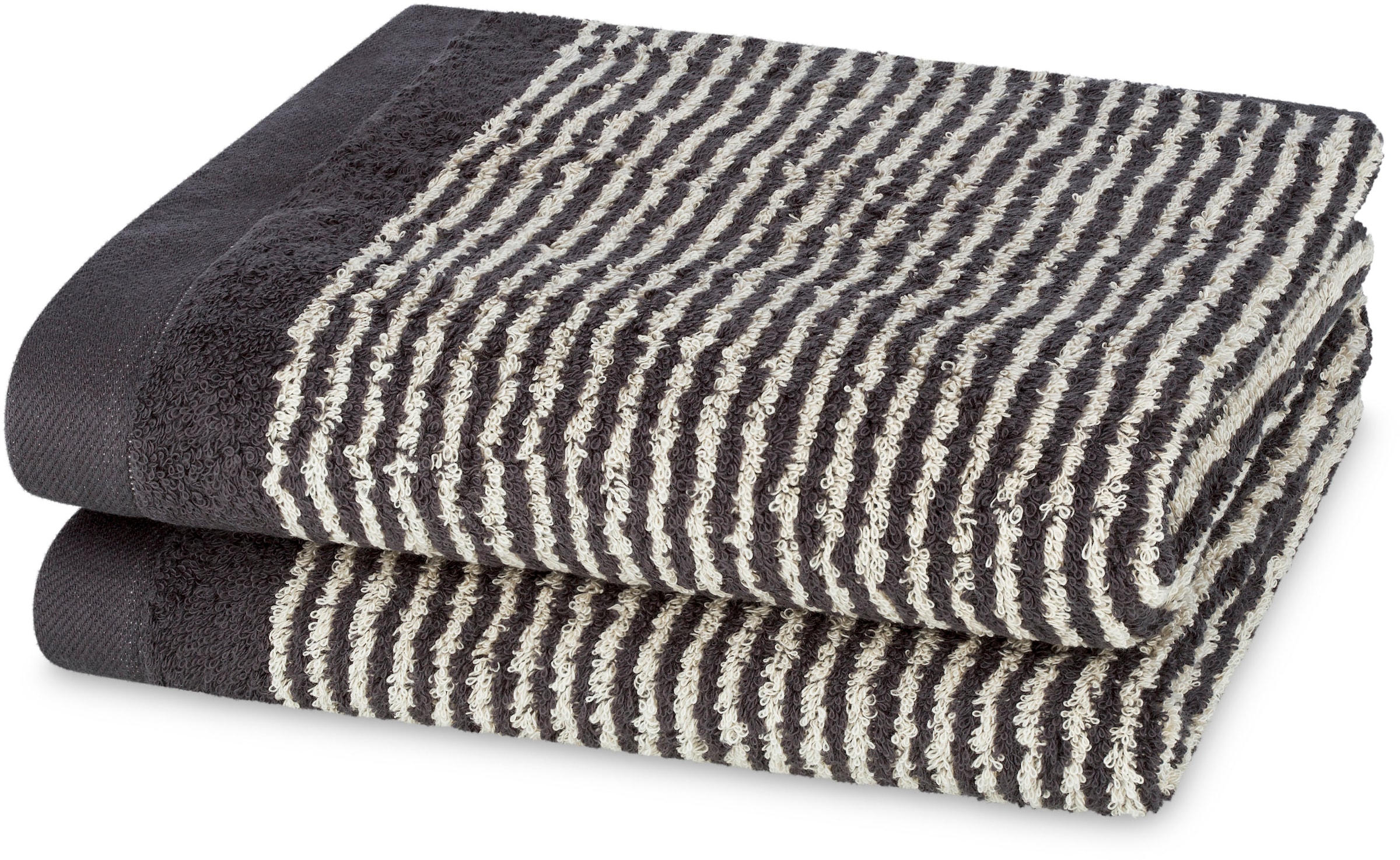 ROSS Handtücher »schmaler Querstreifen« aus feinster Baumwolle