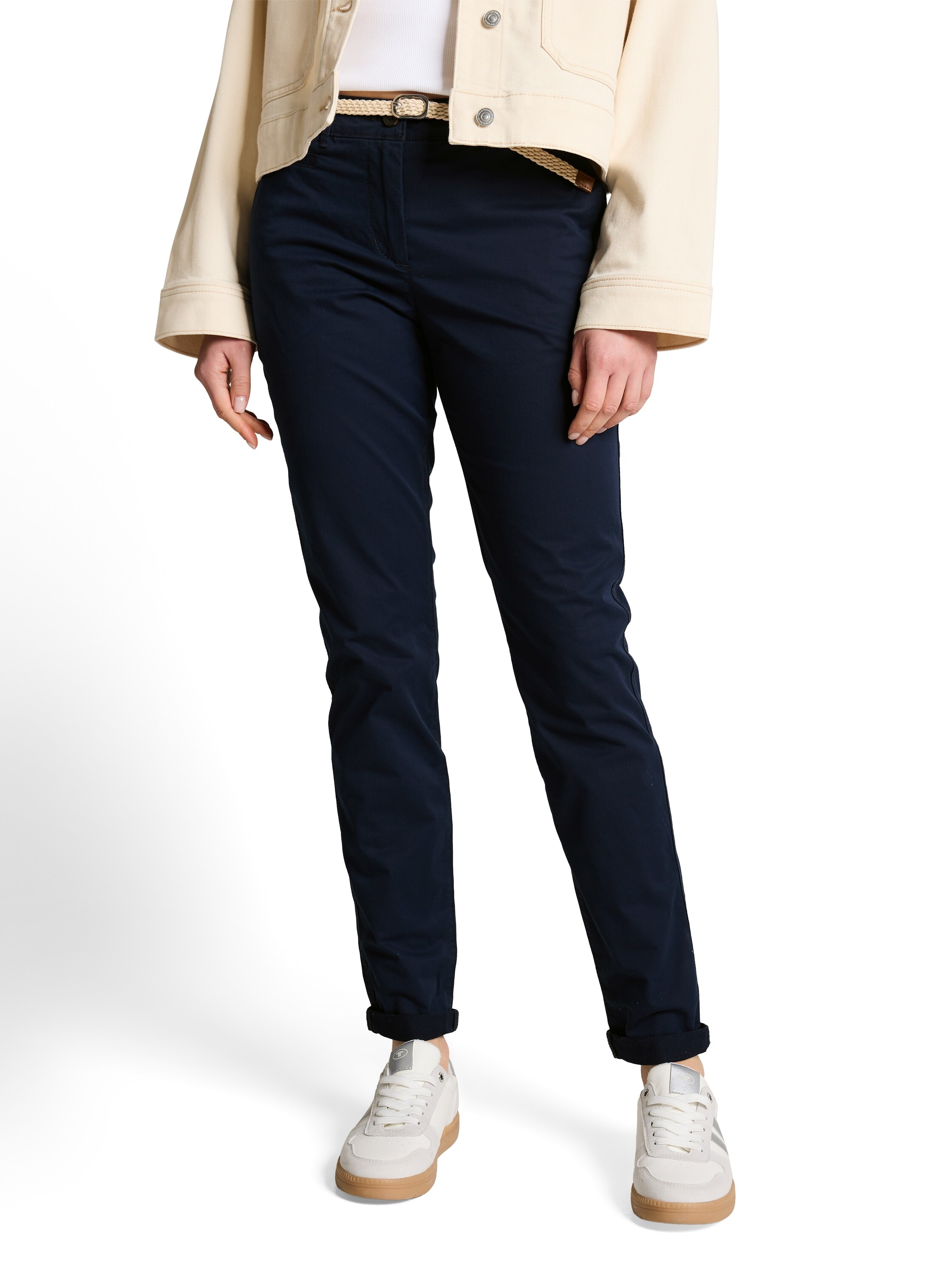 TOM TAILOR Chinohose »TOM TAILOR Chino«  mit Gürtel und Stretch