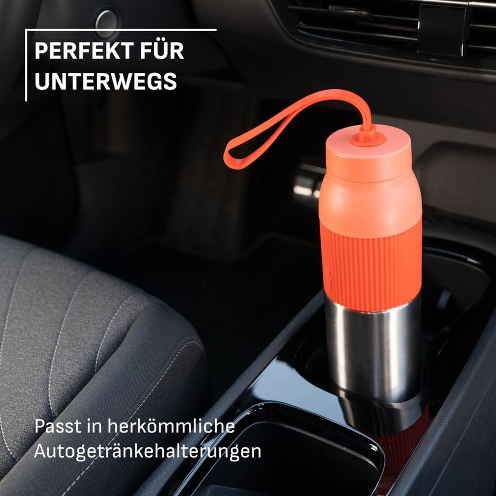 Emsa Isolierflasche »beYou Twist« mit integriertem Sieb und Trageband, 100% dicht, spülmaschinengeeignet