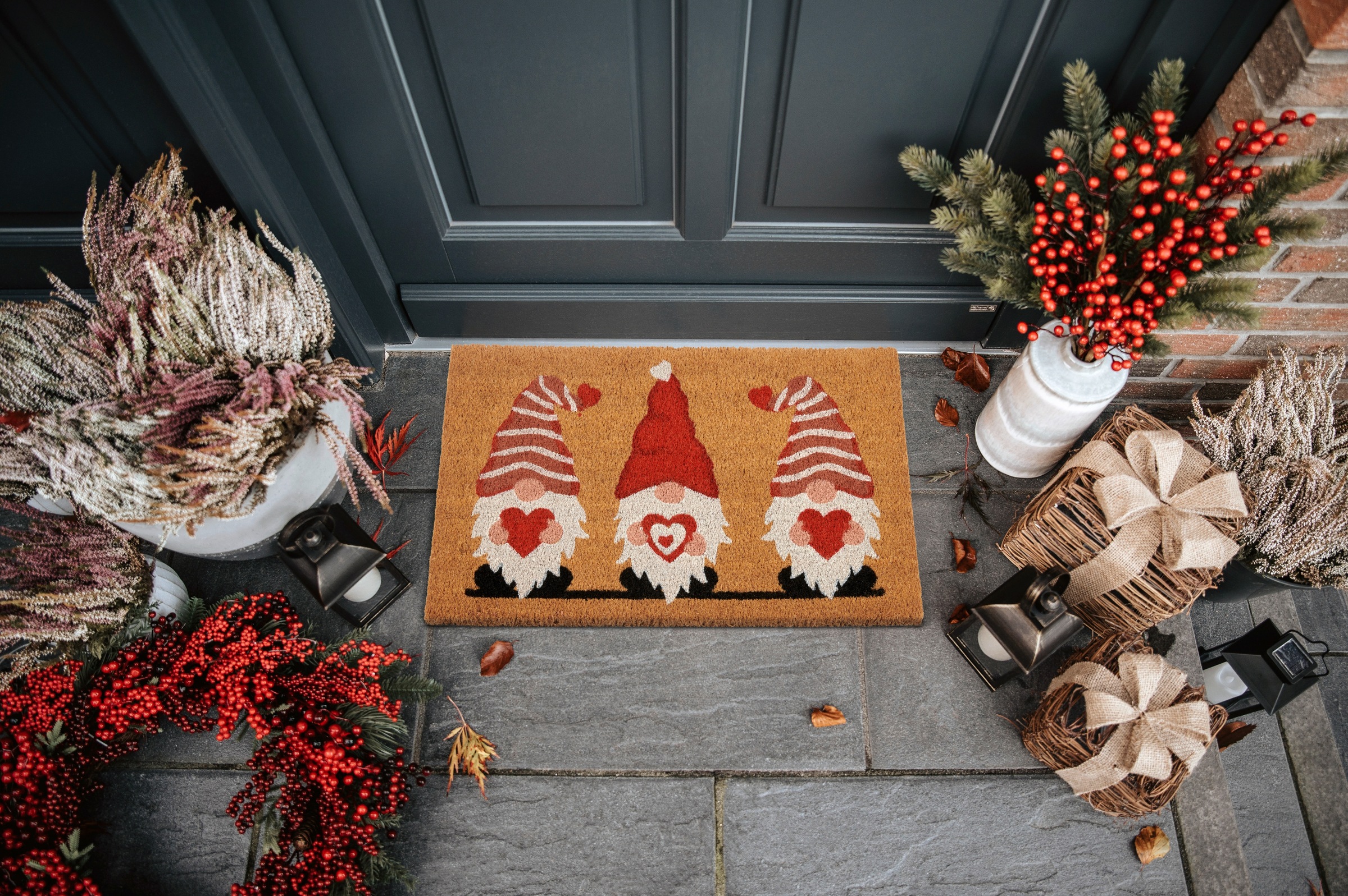 HANSE Home Fußmatte »Kokos Gnome Heart, Türmatte«, rechteckig, 15 mm Höhe, günstig online kaufen