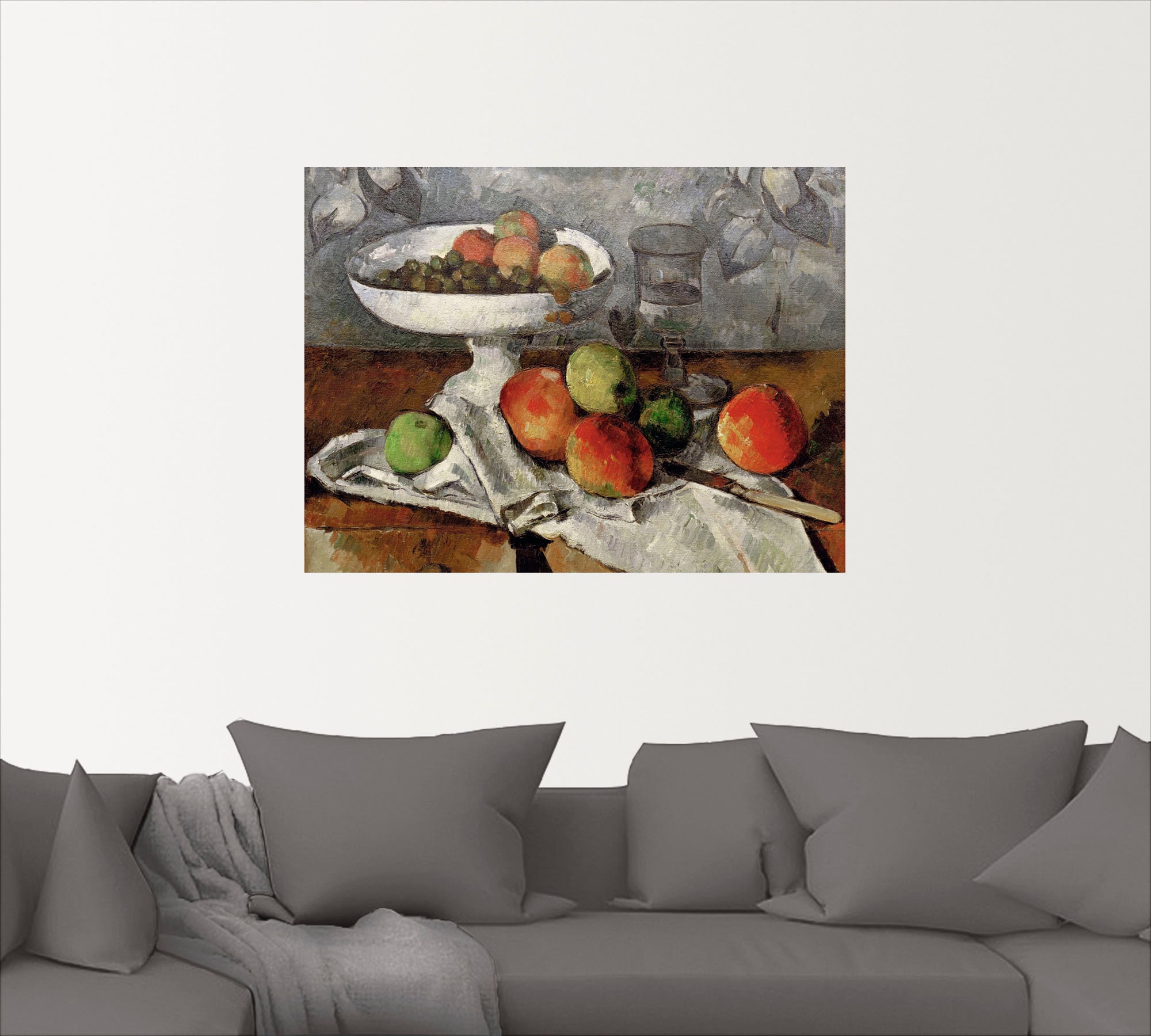 Artland Wandbild »Stillleben mit Obstschale«, Arrangements, (1 St.), als Poster, Wandaufkleber in verschied. Größen