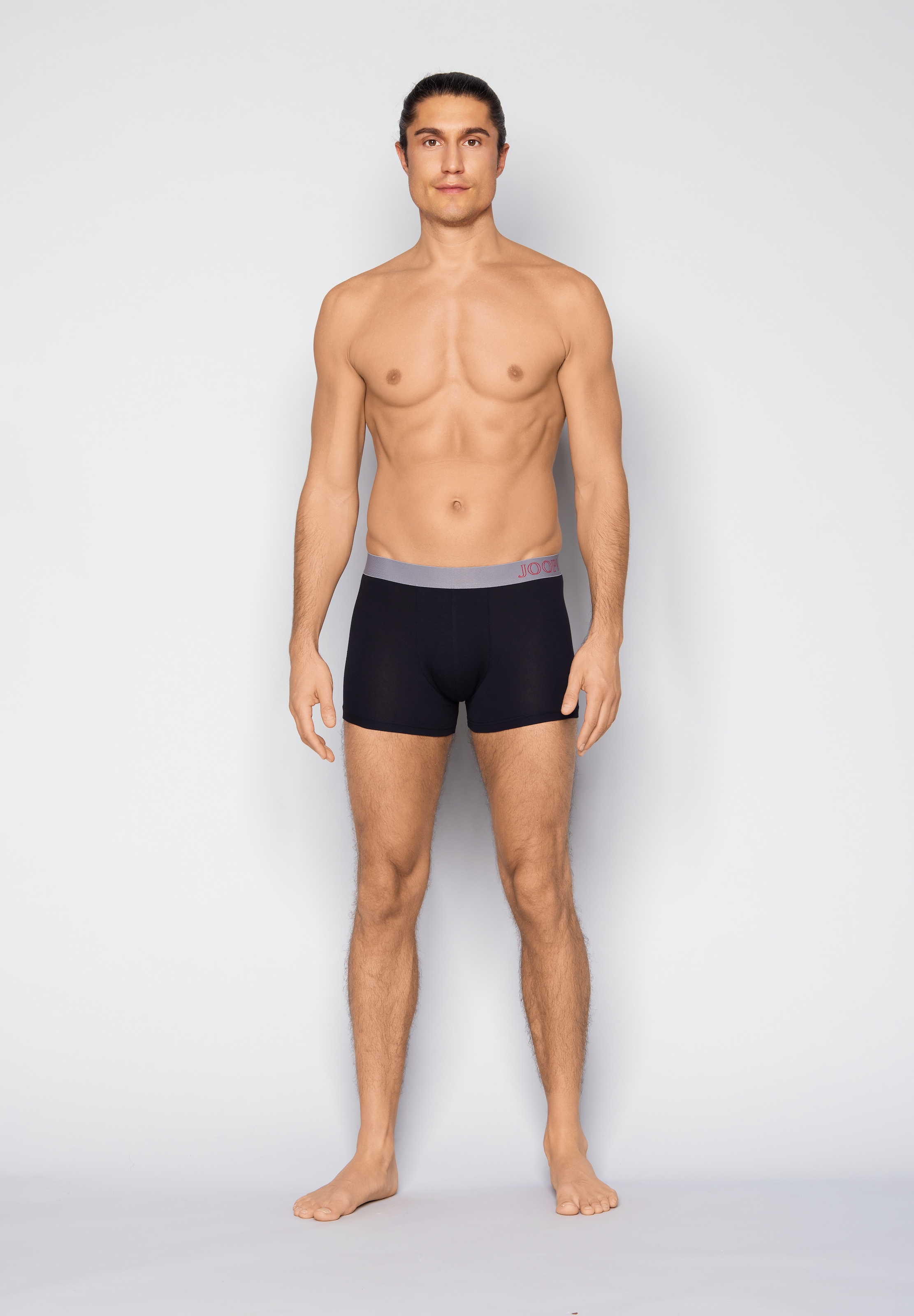 JOOP! Boxershorts »Everyday« 3er Pack,  ohne Eingriffe, Cornflower-Design, elastischer Logobund