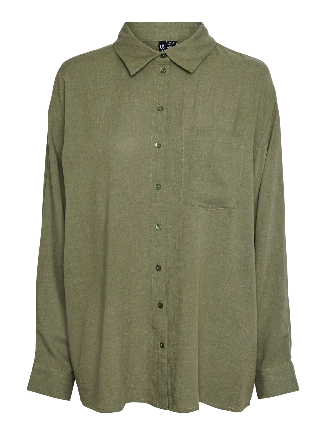 pieces Hemdbluse »PCPIA LS LOOSE SHIRT WVN NOOS«