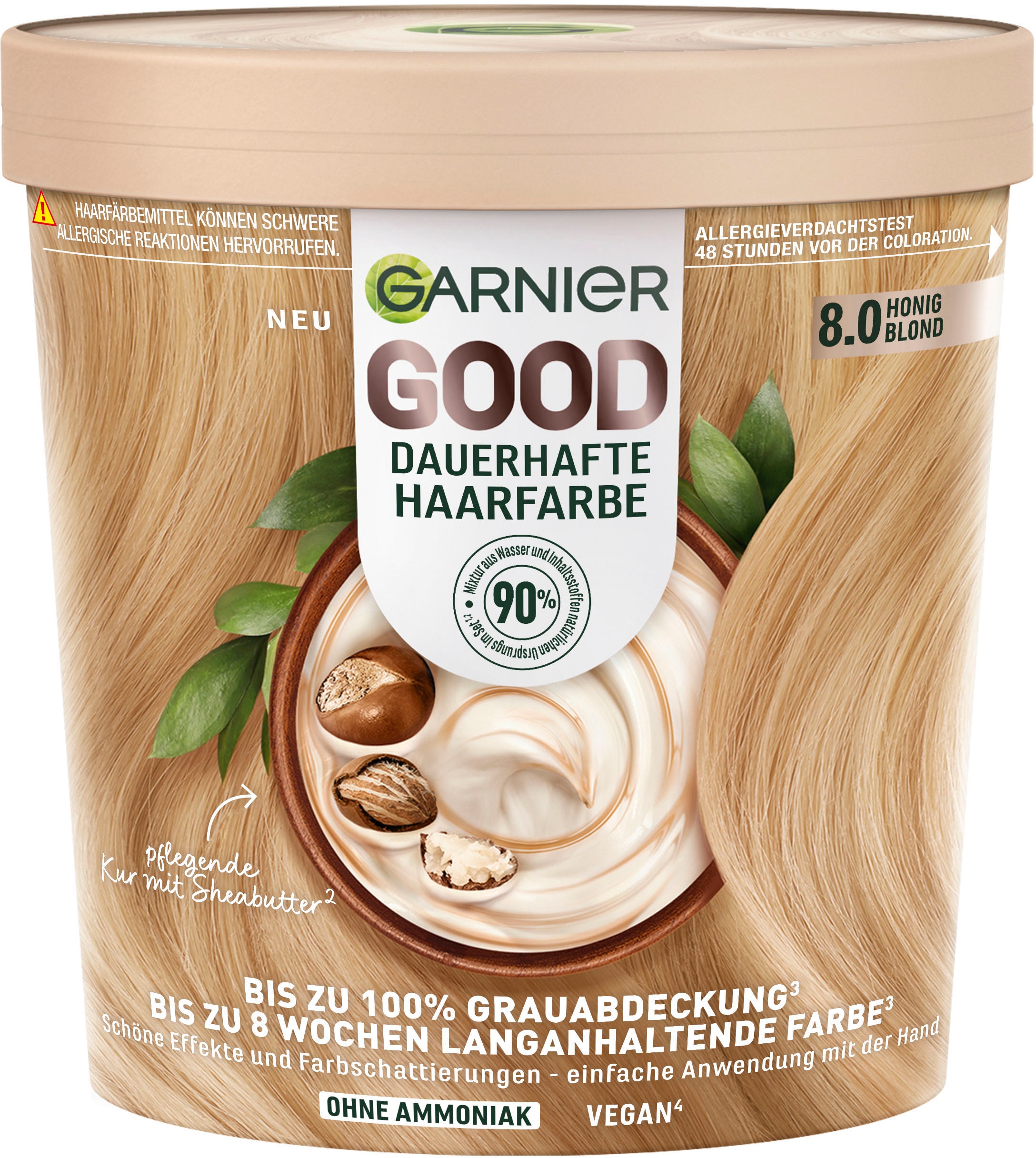 GARNIER Coloration »Garnier GOOD Dauerhafte Haarfarbe«, mit pflegender Formel
