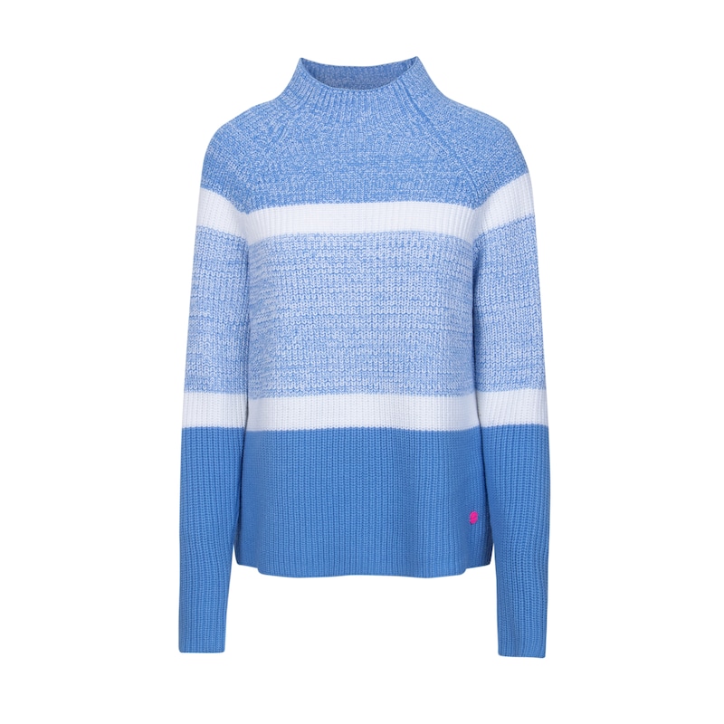 LIEBLINGSSTÜCK Strickpullover »BlendaL« mit modischem Blockstreifen air blue gestreift 36 36 Pullover von Lieblingsstück