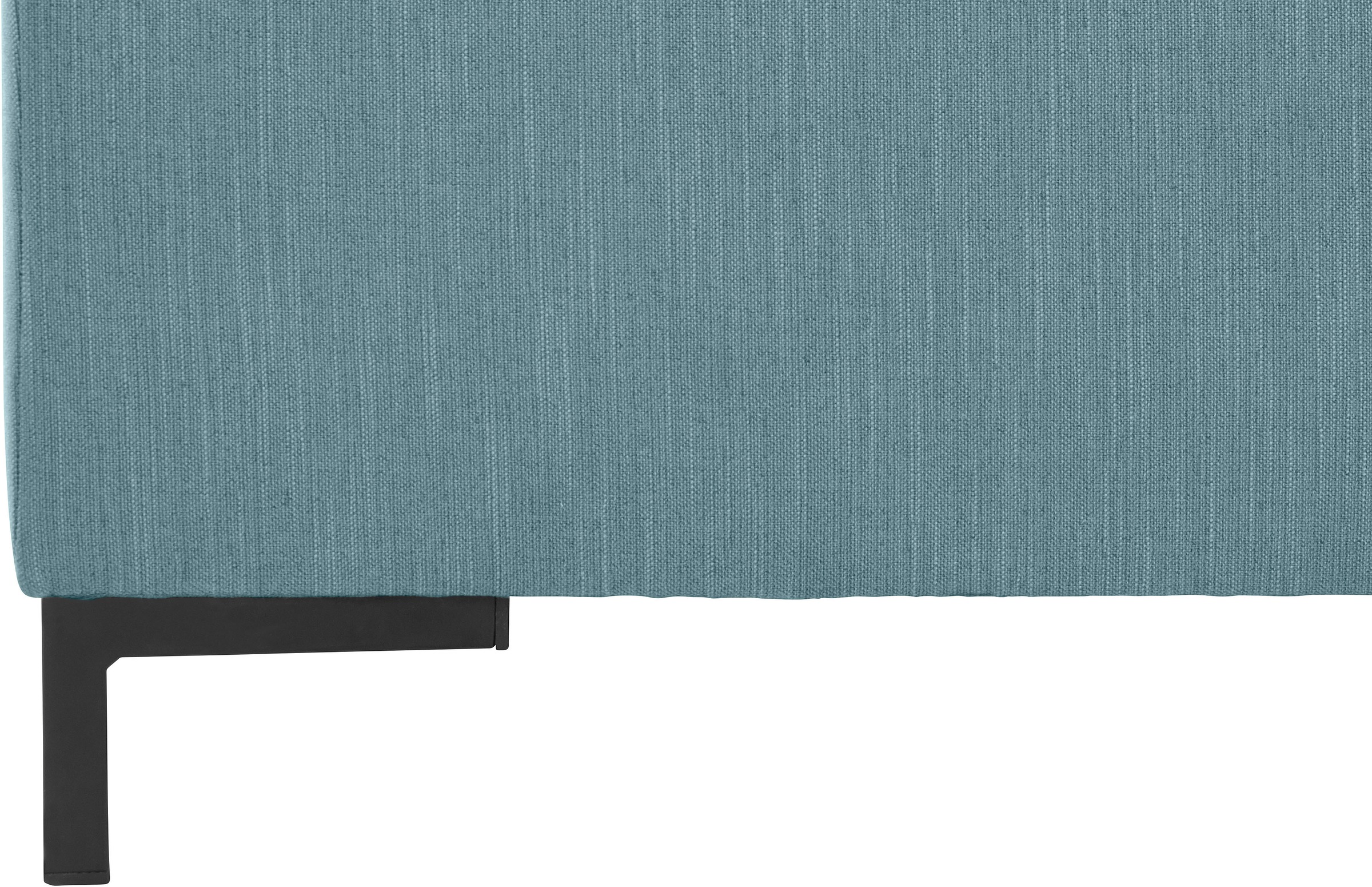 OTTO products Ecksofa »Grazzo, zeitlos & elegant, moderne Sitzheftung, Breite 266cm, L-Form«, hochwertige Stoffe aus recyceltem Material, Steppung im Sitzbereich