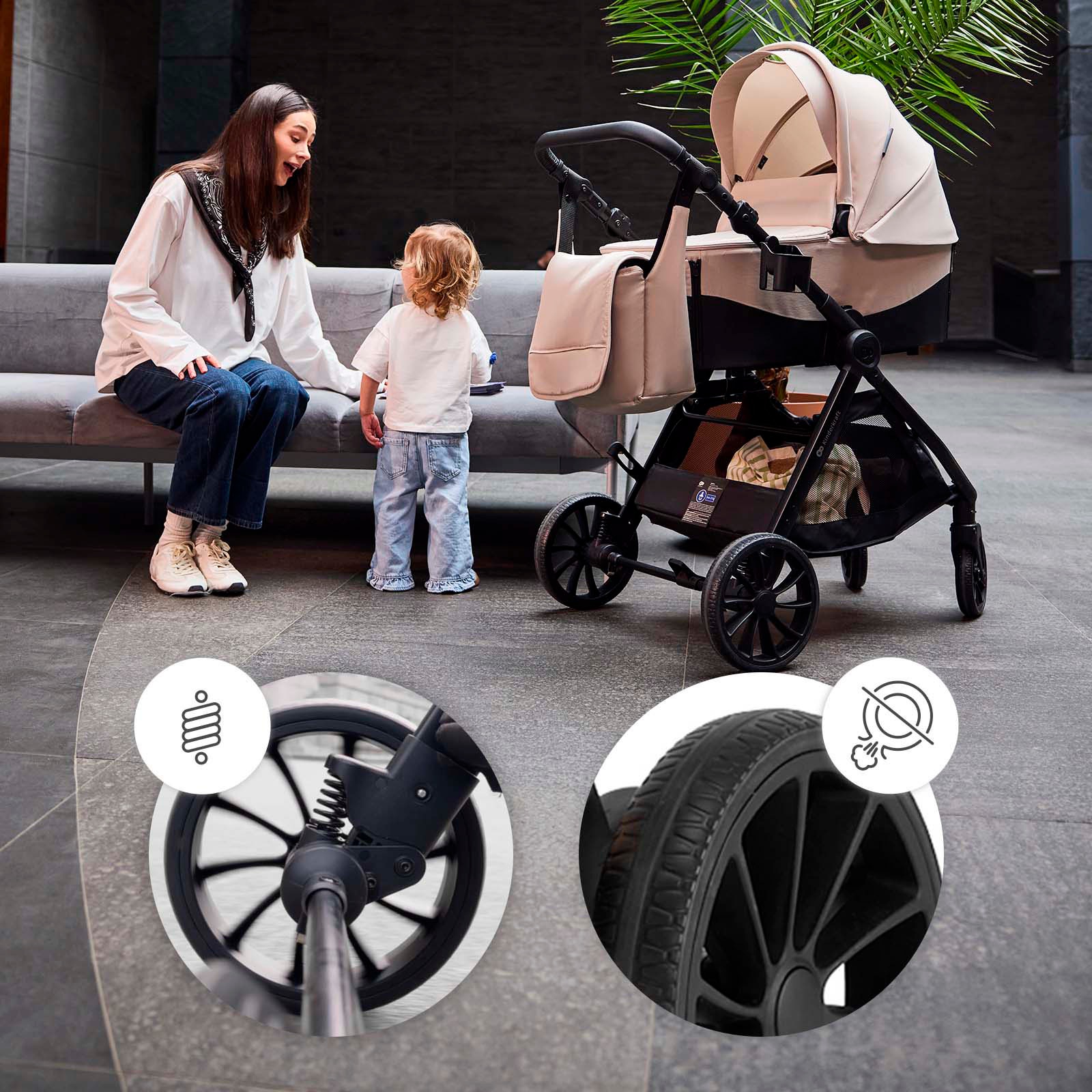 Kinderkraft Kombi-Kinderwagen »VESTO 2 - 2in1« 22 kg
