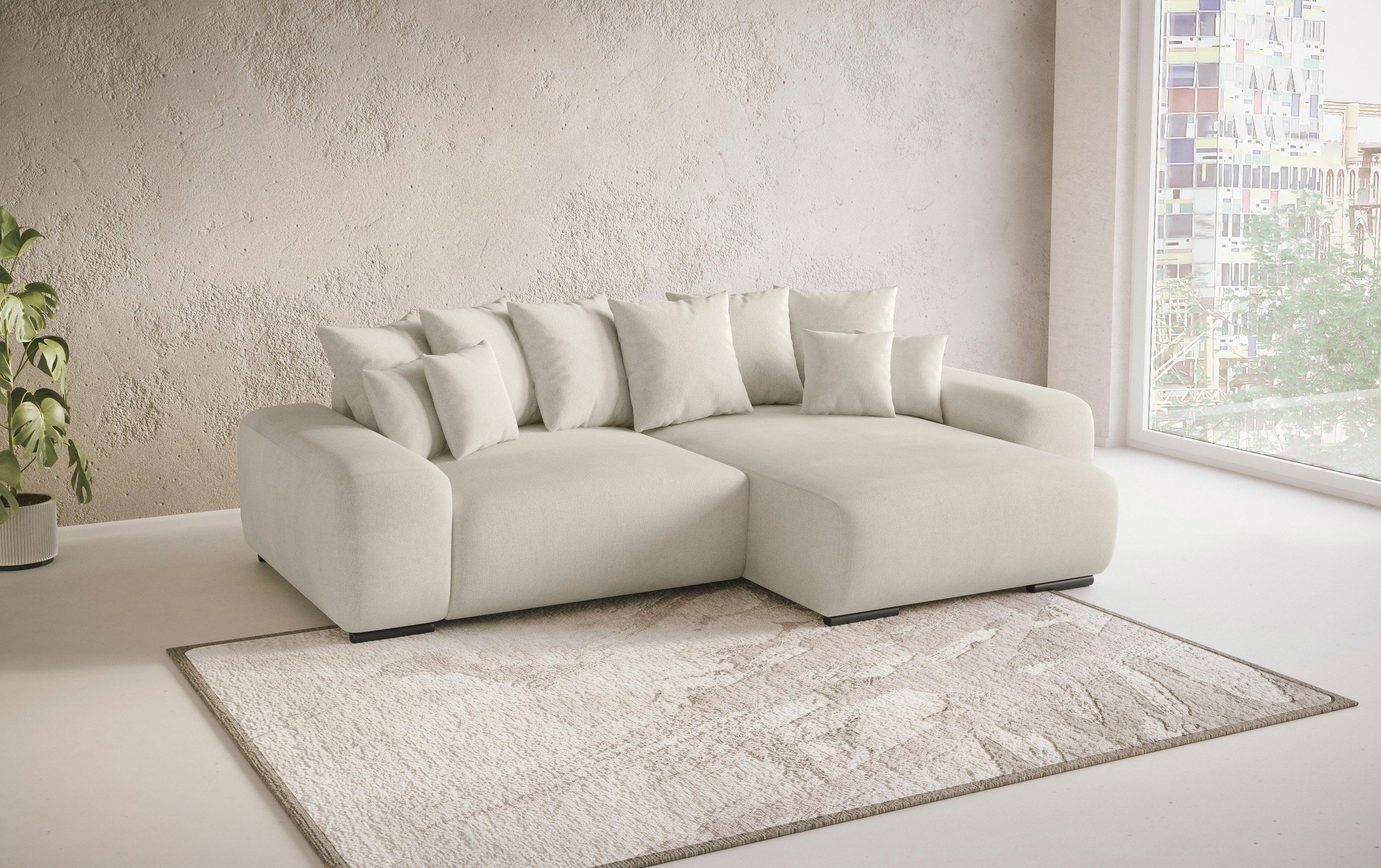 Mr. Couch Ecksofa »Sundance L-Form«, Dauerschläfer mit EasyBett-Schlaffunkt günstig online kaufen