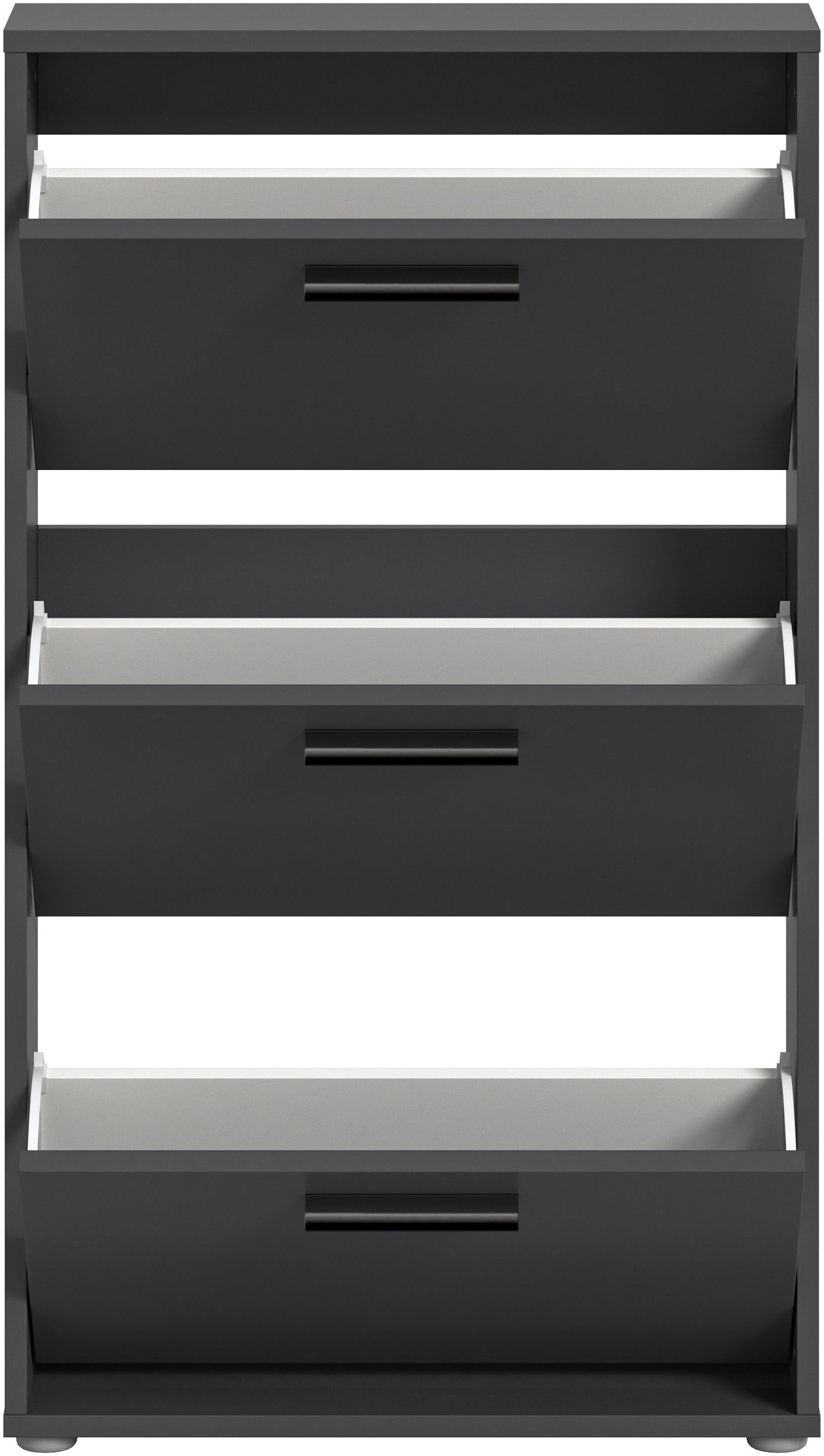 HBZ Schuhkommode »Sam«, (1 St.), Schuhkipper, Schuhschrank mit 3 Klappen, BxHxT 59x103x17cm