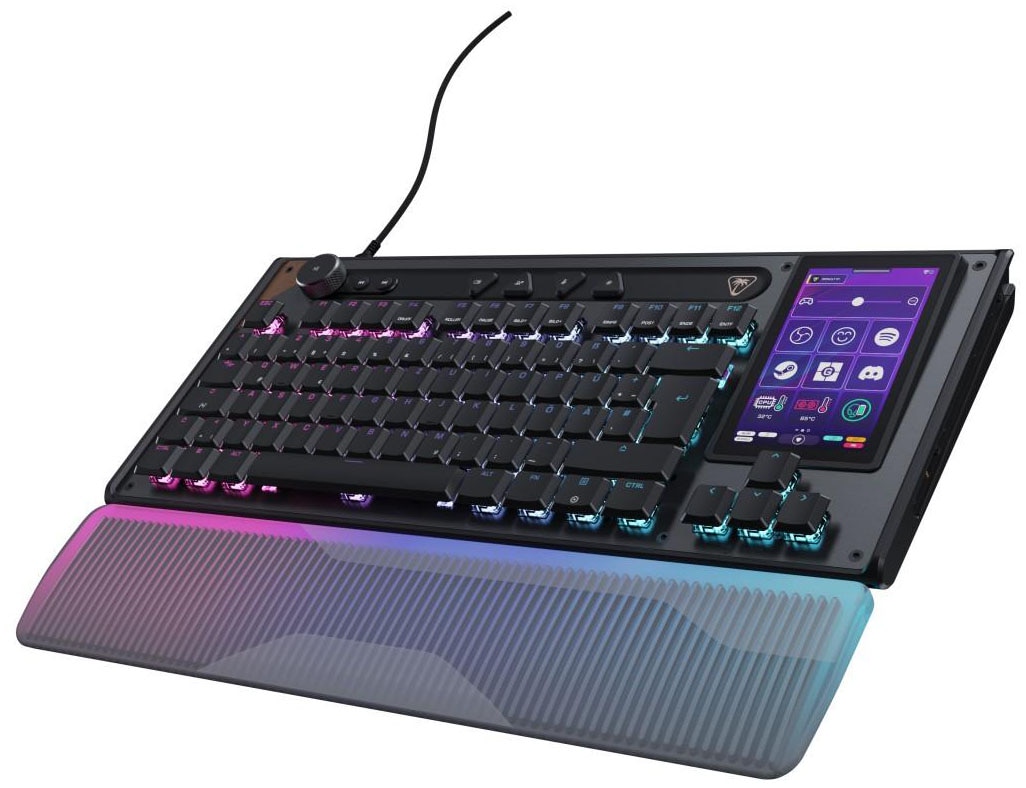 Turtle Beach Gaming-Tastatur »Command KB7 TKL« (Angenehmes Tippen | Handgelenkauflage | Makro-Tasten)