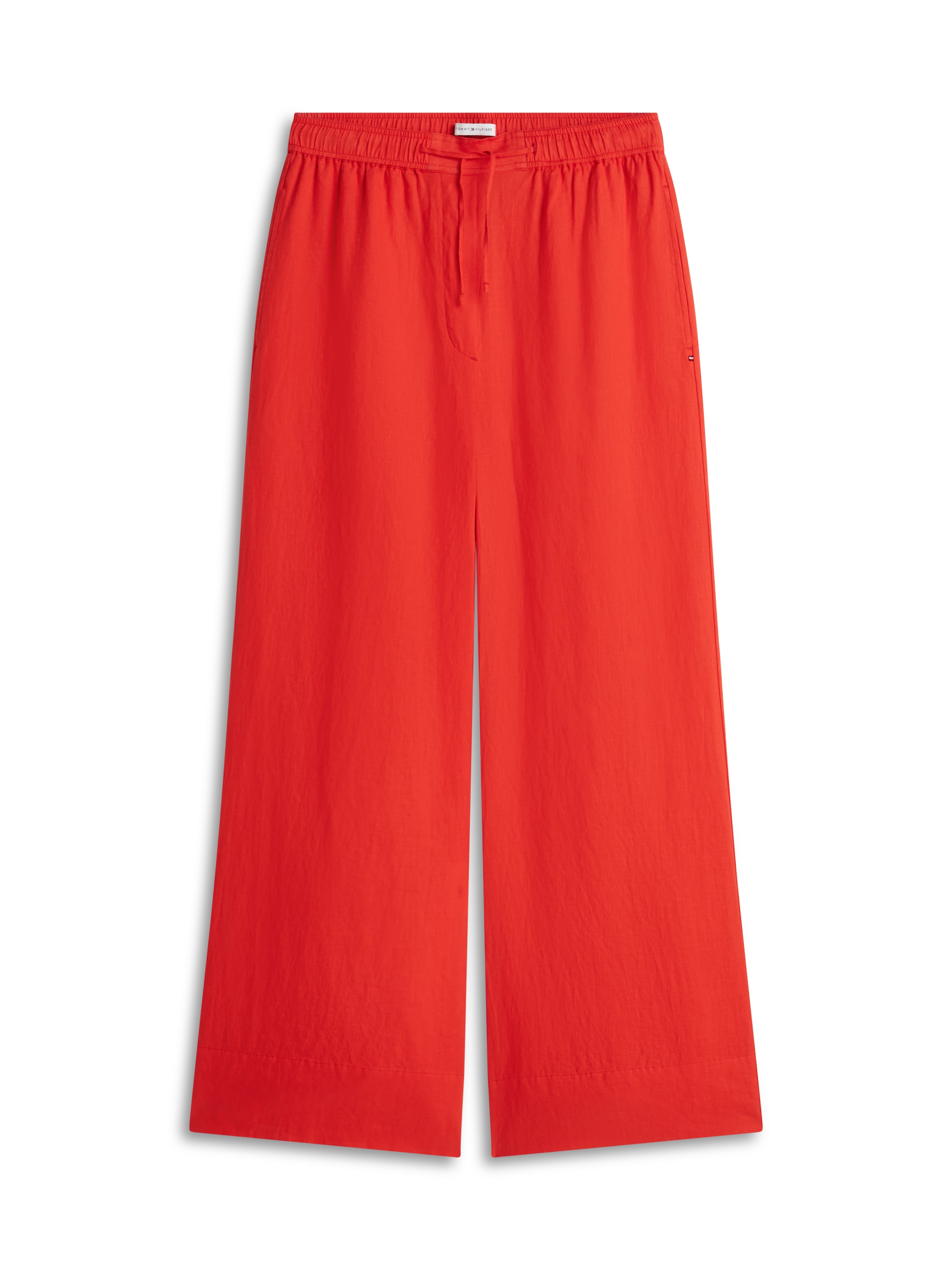 Tommy Hilfiger Leinenhose »ESS LINEN PULL ON PANTS«  in lockerer Passform, Elastikbund