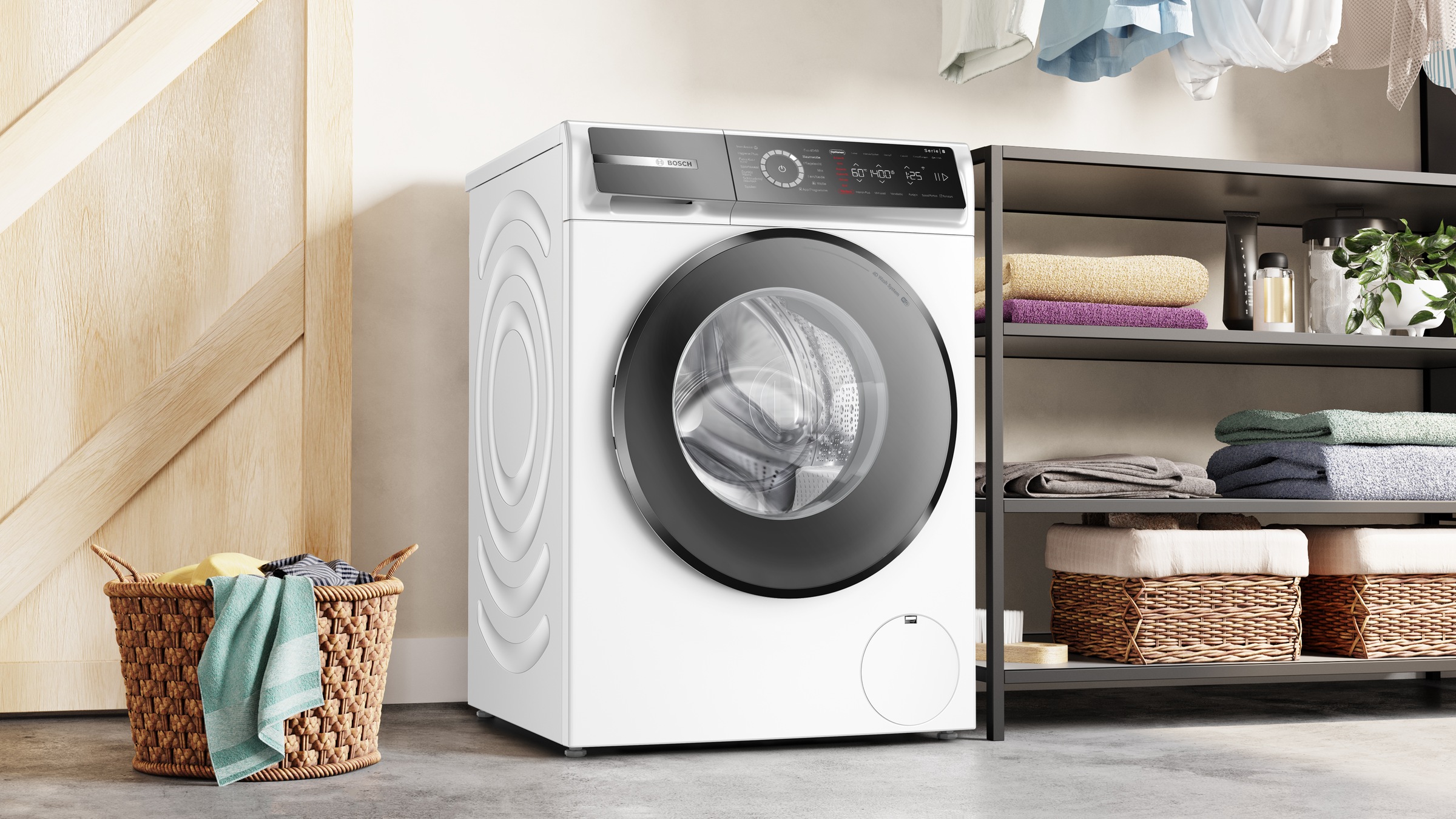 BOSCH Waschmaschine Serie 8 »WGB244073« 9 kg 1400 U/min