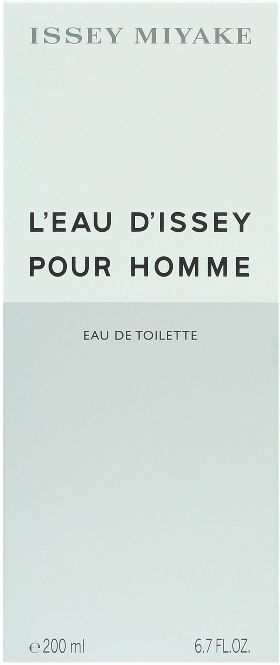 Issey Miyake Eau de Toilette »L'Eau d'Issey pour Homme«, mit kraftvoller maskuliner Basis