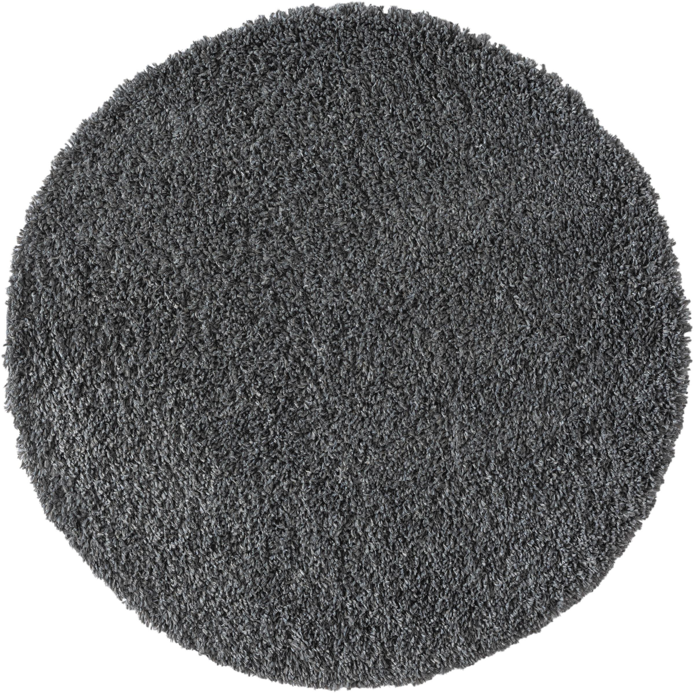 Myflair Möbel & Accessoires Hochflor-Teppich »My Shaggy«, rund, 37 mm Höhe, Shaggy, Uni Farben, leicht glänzend, Microfaser, extra flauschig
