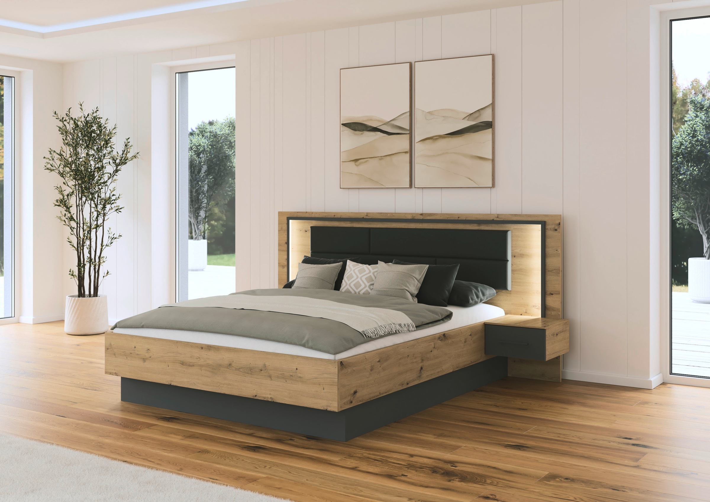 rauch Bettanlage »Bett Doppelbett Komortbett BILBAO-EXTRA« Set, Liegefläche günstig online kaufen