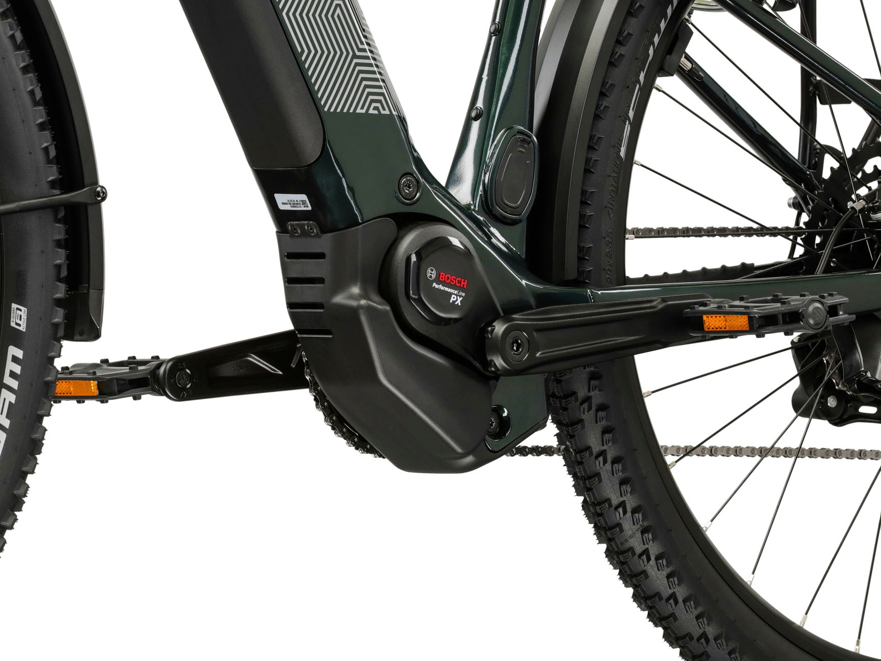 Kross »Influx Hybrid SUV 2.0 16,7Ah / 600 Wh 29 Zoll grün 9 Gänge 2026« 9 Gang Shimano CUES U4000 Schaltwerk Kettenschaltung Mittelmotor 250 W