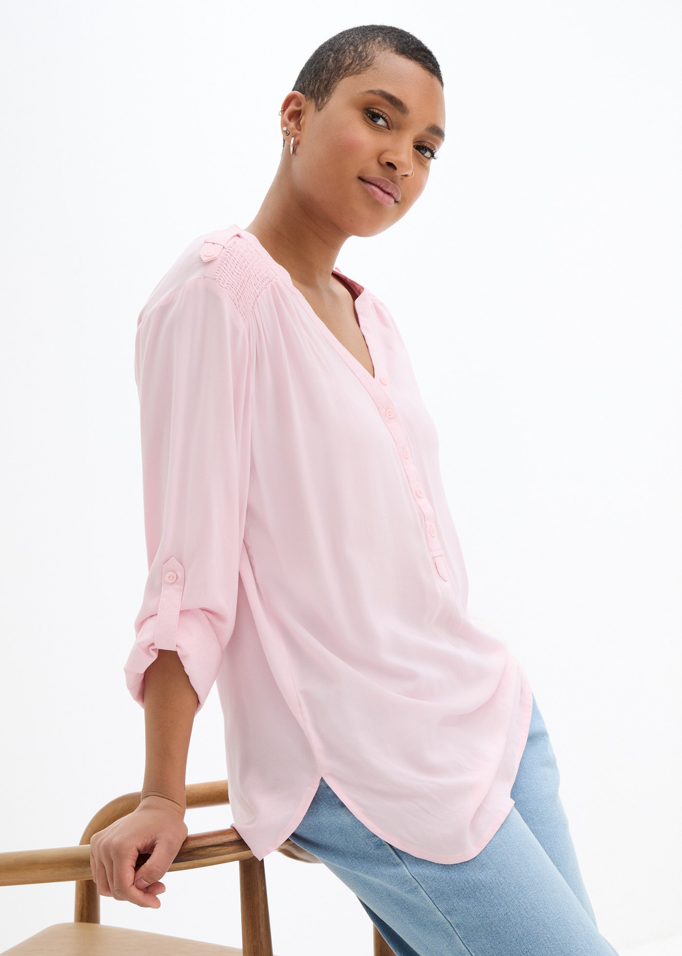 bonprix Tunika »Tunikabluse aus softer Viskose« Tunikabluse aus softer Viskose