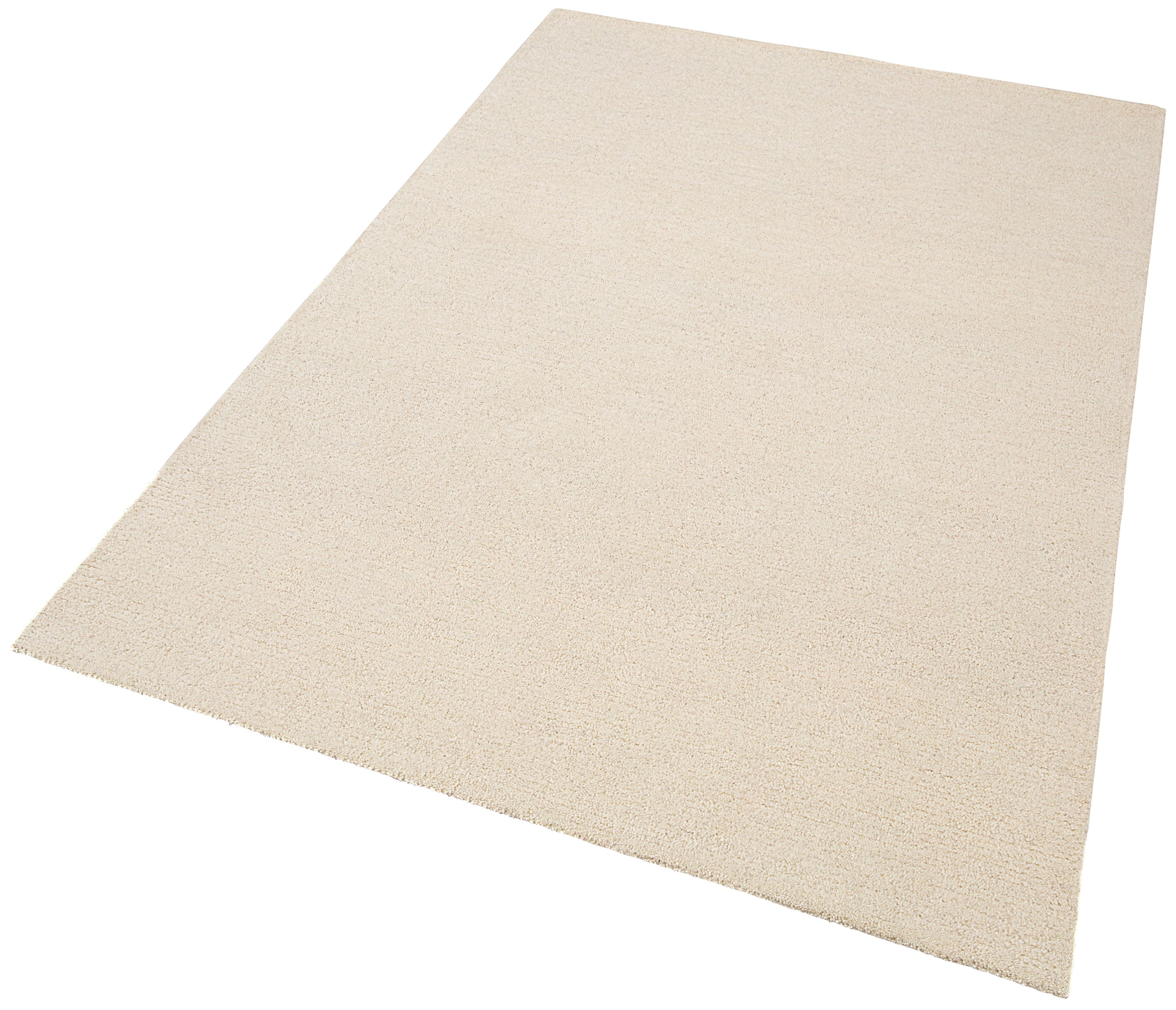 THEKO Wollteppich »Janne, Berber Teppich, Wolle, meliert, handgearbeitet«, rechteckig, 20 mm Höhe, handgetuftet, Wohnzimmer, Schlafzimmer, Esszimmer
