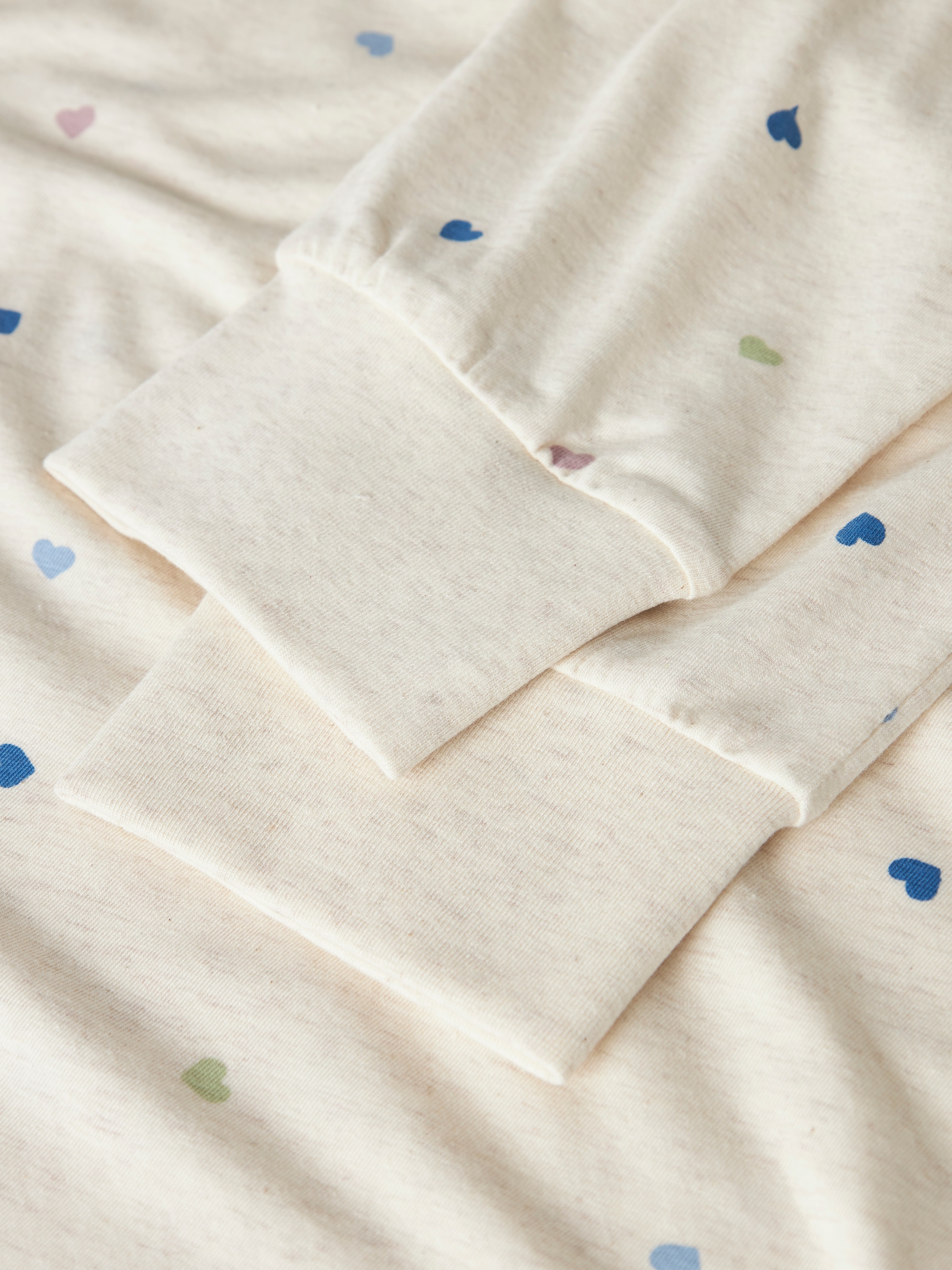Name It Schlafanzug »NKFNIGHTSET PEYOTE HEARTS NOOS« Set, 2 tlg. Baumwollmischung,  elastisches Taille