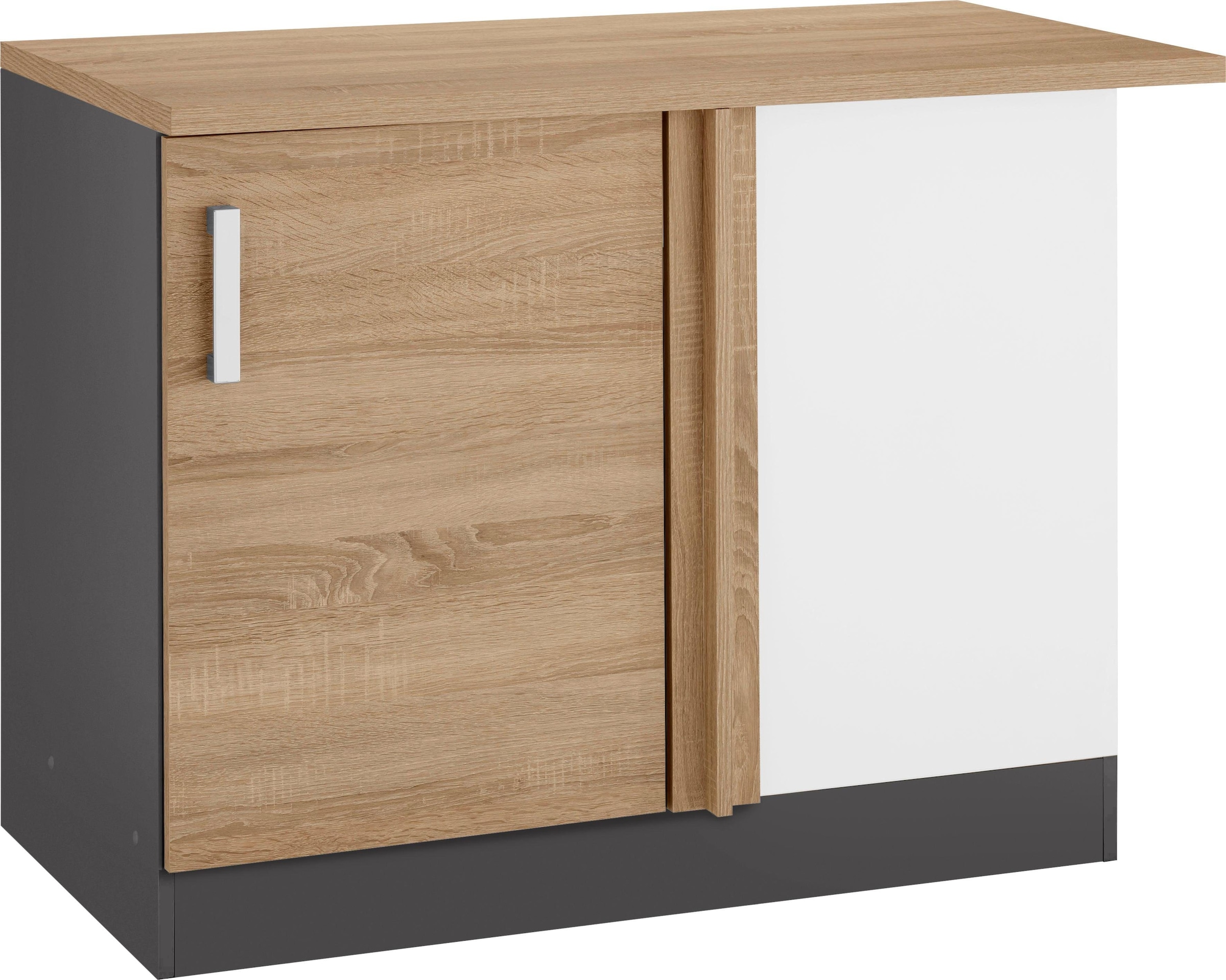 KOCHSTATION Eckunterschrank "KS-Gera" Stellbreite 110 cm günstig online kaufen